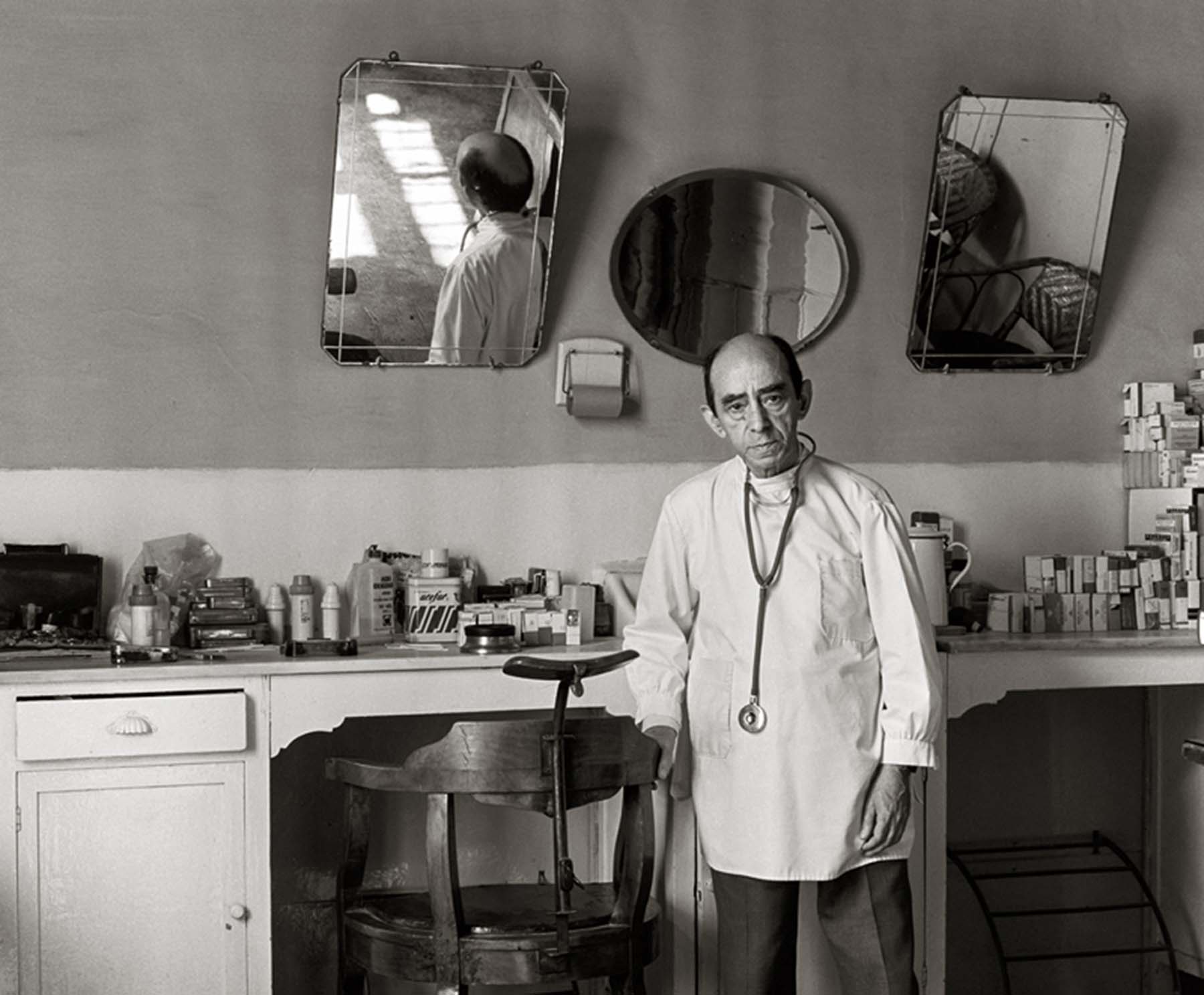 Foto 17. Ramón Gastón, practicante de Santacara. Navarra (Fotografía Miguel Bergasa, cortesía del autor)