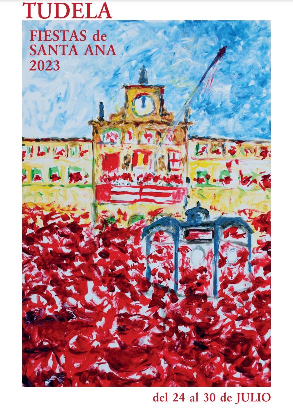 Cartel anunciador de las fiestas de Tudela de 2023