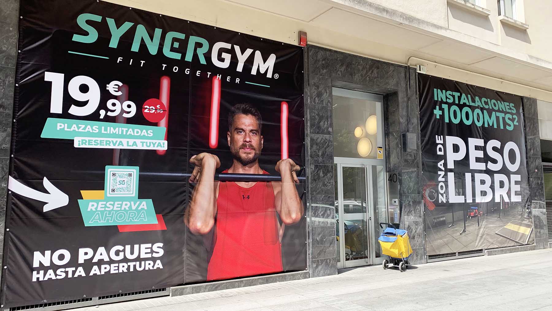 Los cines Olite de Pamplona se transforman en un gimnasio. Navarra.com