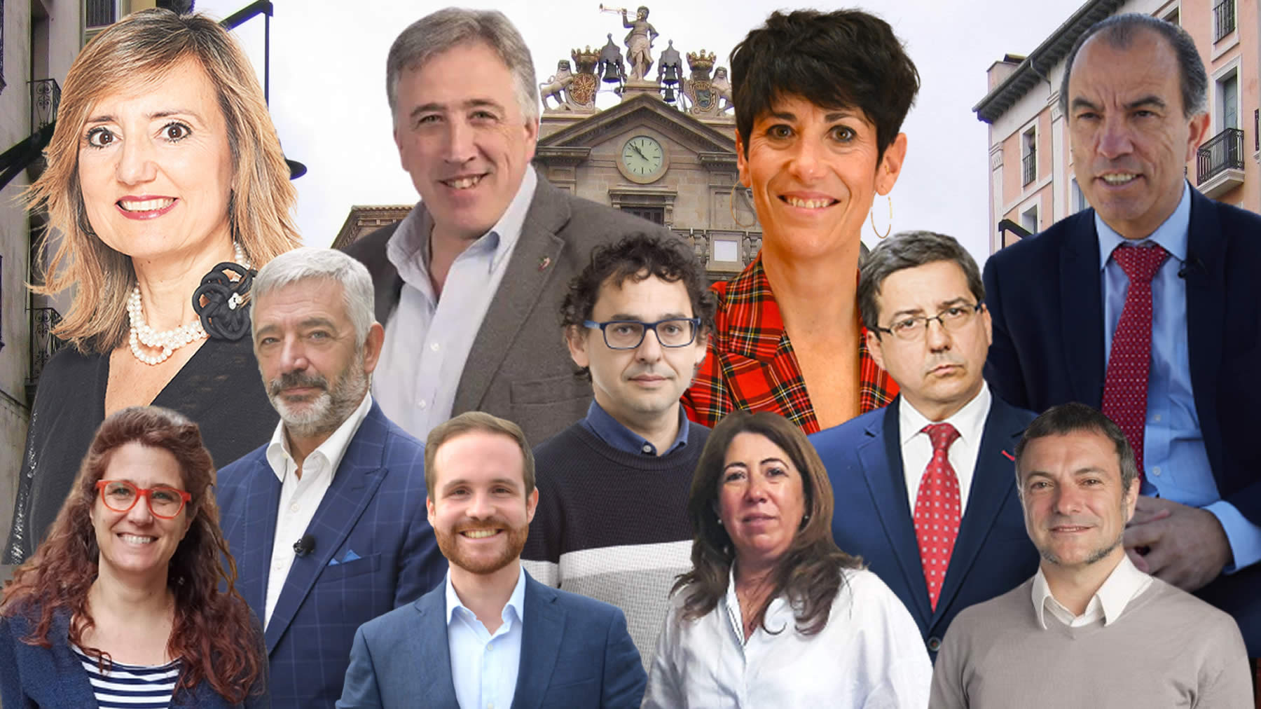 Los 27 nuevos concejales de Pamplona tras las elecciones 2023 las