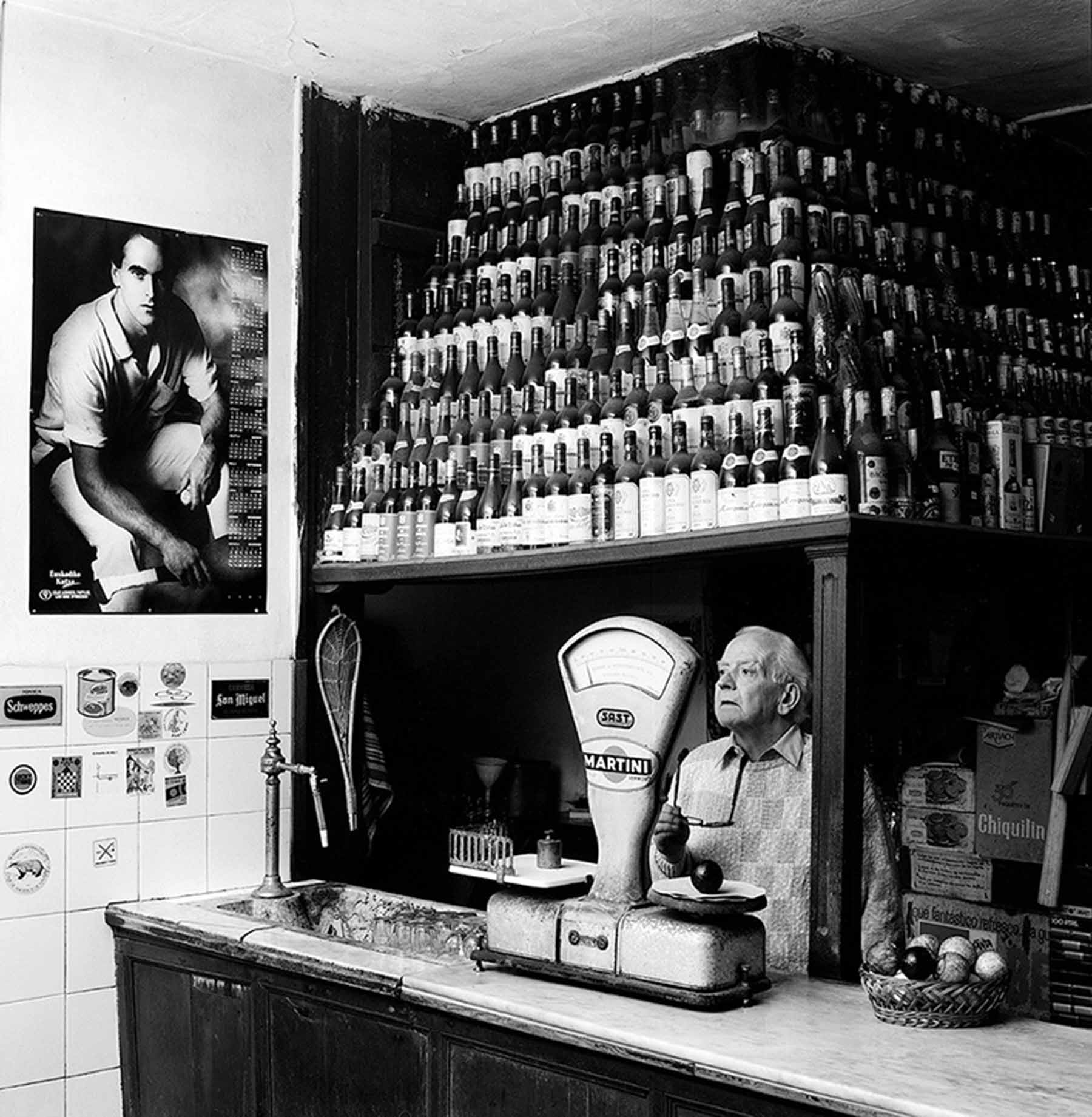 Tendero de Irurita. 1991 (Foto Xavier Landa, cortesía del autor)