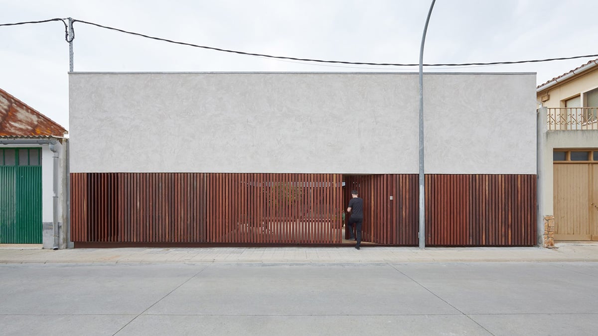 LR House, la casa de Cintruénigo de tres arquitectos navarros que compite en la XVI Bienal Española de Arquitectura y Urbanismo (BEAU). IÑAKI BERGUERA