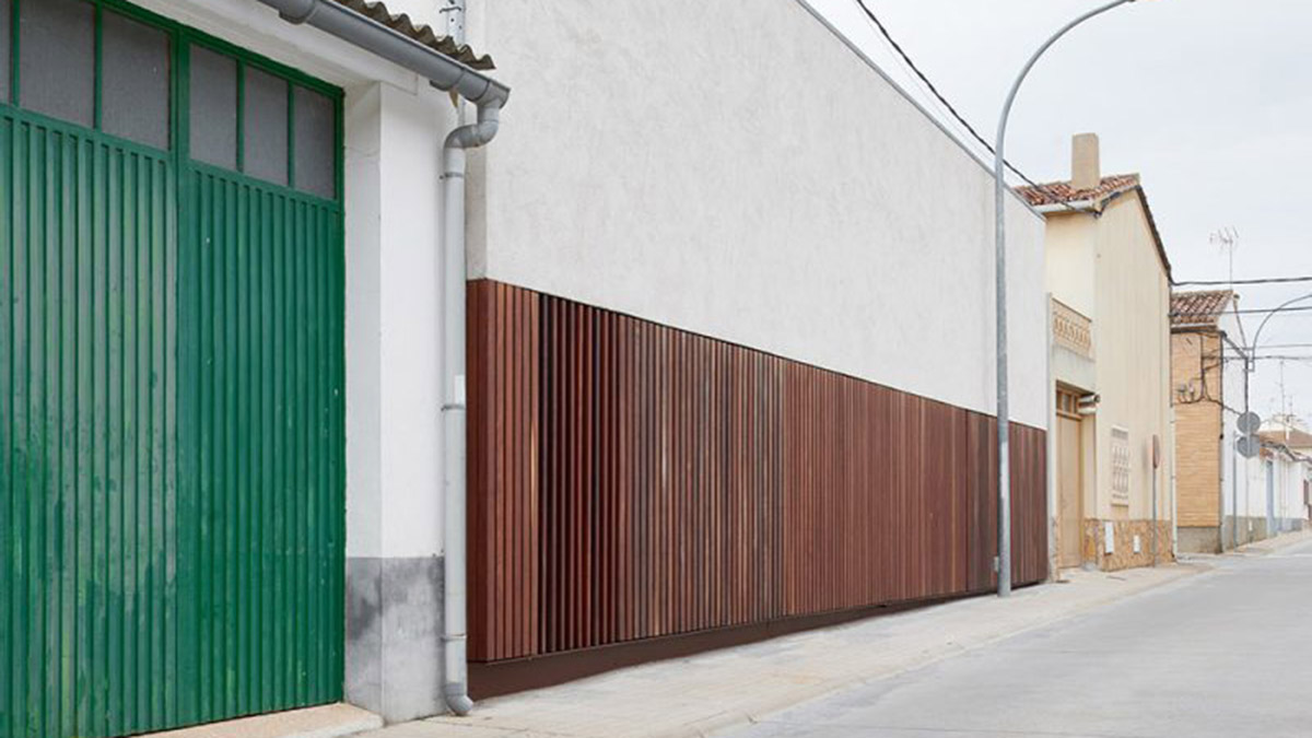 LR House, la casa de Cintruénigo de tres arquitectos navarros que compite en la XVI Bienal Española de Arquitectura y Urbanismo (BEAU). IÑAKI BERGUERA