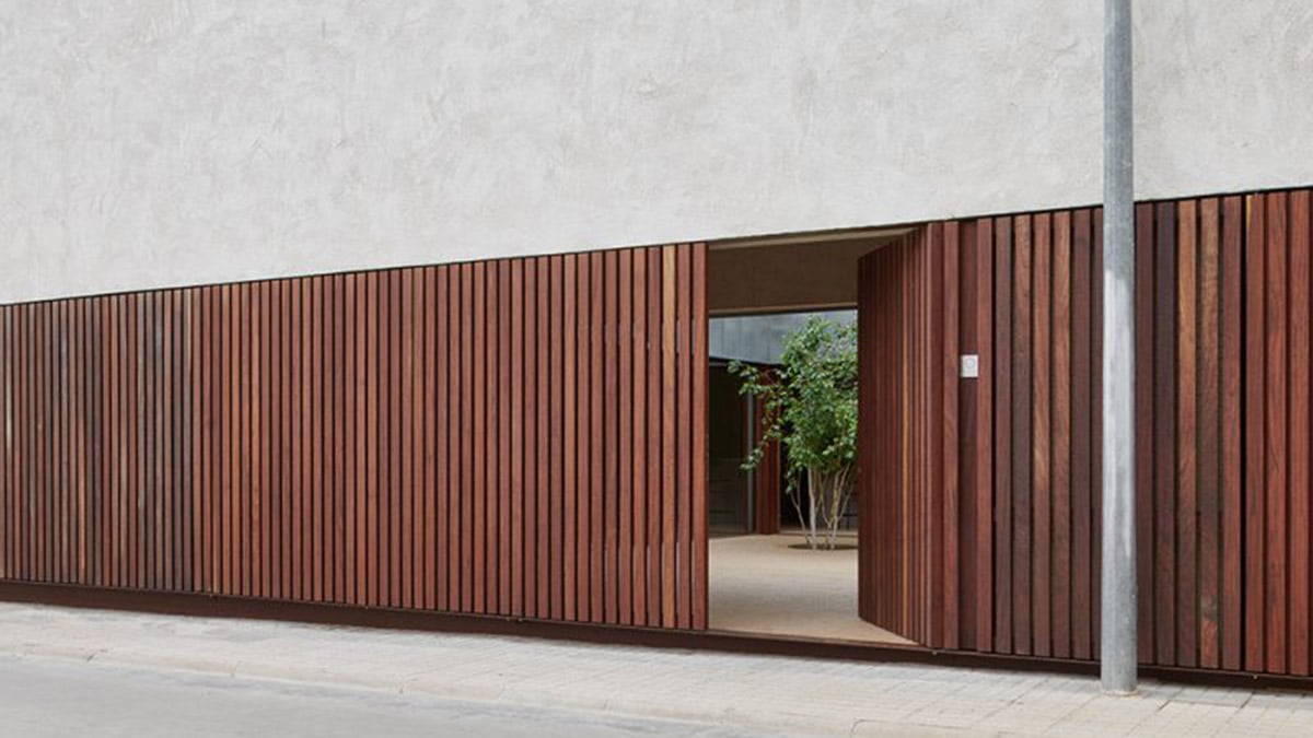 LR House, la casa de Cintruénigo de tres arquitectos navarros que compite en la XVI Bienal Española de Arquitectura y Urbanismo (BEAU). IÑAKI BERGUERA