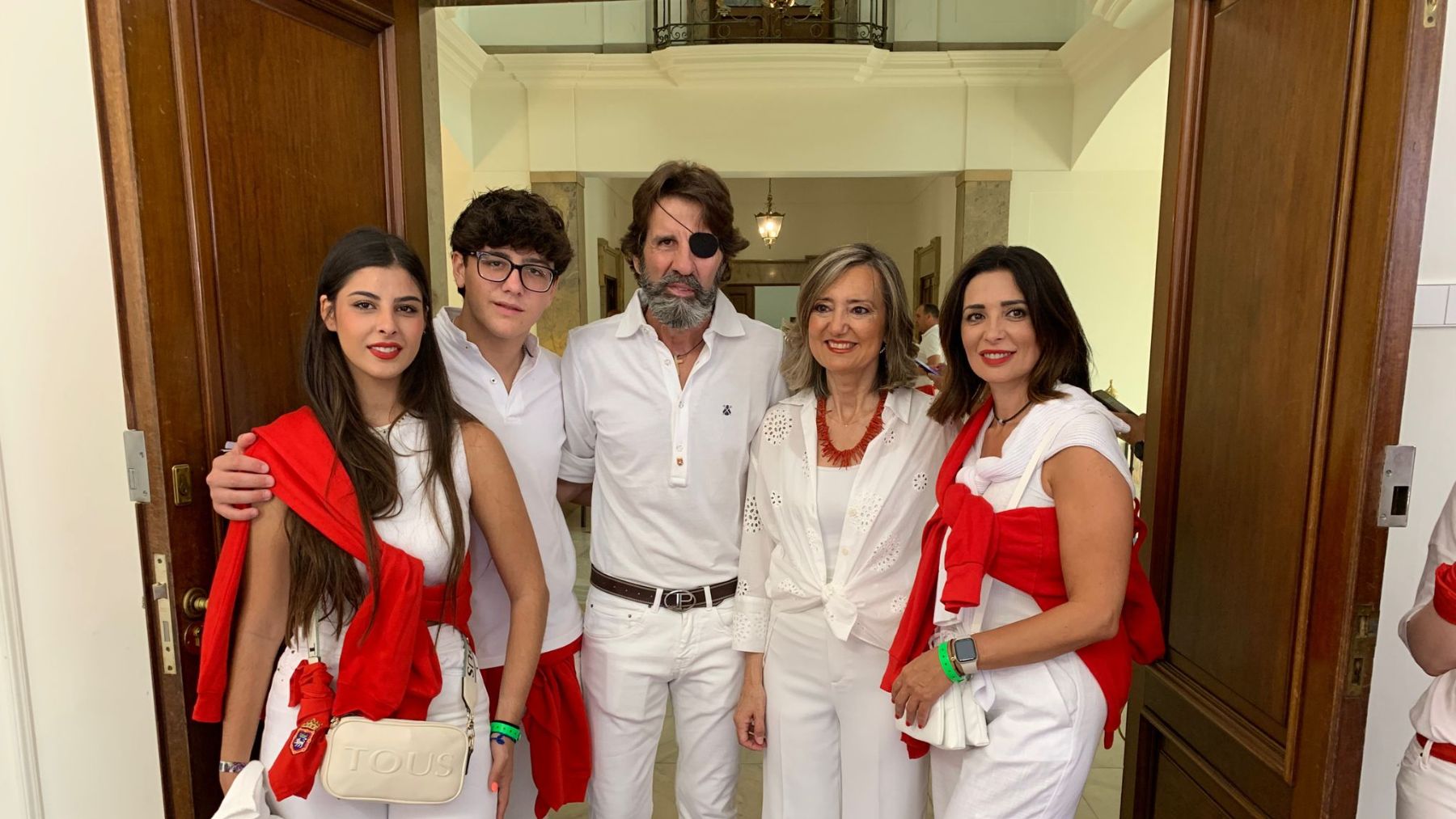 Padilla, invitado al Chupinazo de San Fermín 2023 por la nueva alcaldesa, Cristina Ibarrola. PATXI CERVANTES