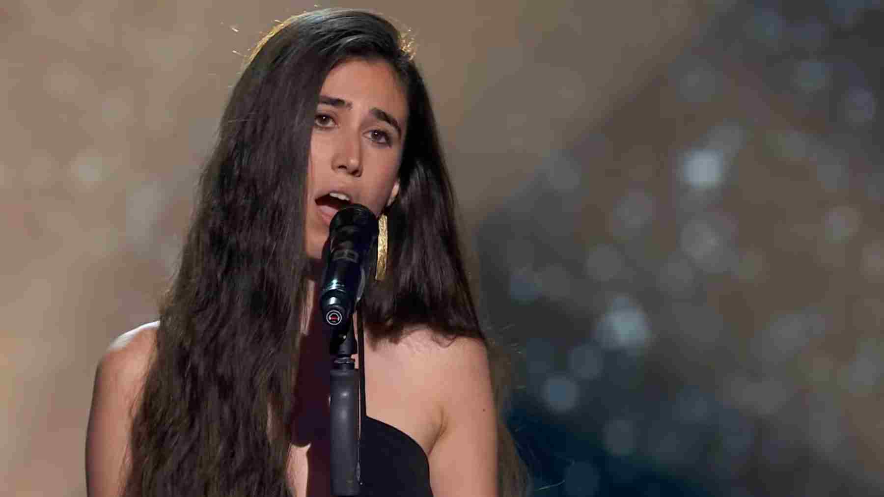 La tudelana Andrea Sánchez, participante en La Voz 2023 de Antena 3. TOUTUBE / LA VOZ ANTENA3