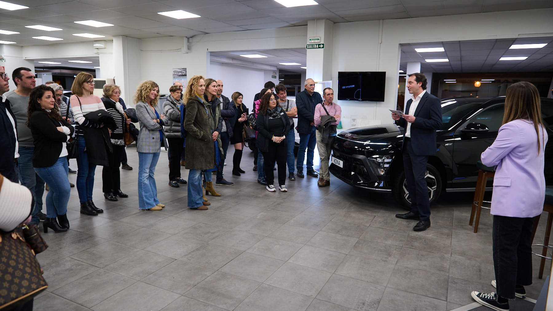 Presentación del nuevo Hyundai Kona en el concesionario Automóviles Zaray en la Avenida Zaragoza nº 84. PABLO LASAOSA