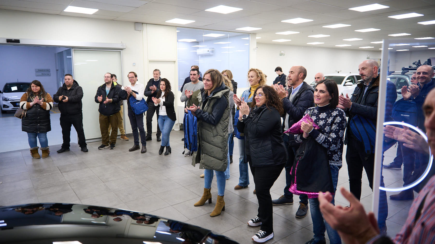 Presentación del nuevo Hyundai Kona en el concesionario Automóviles Zaray en la Avenida Zaragoza nº 84. PABLO LASAOSA
