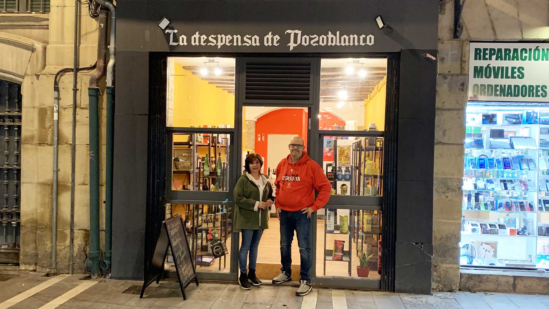 Facha de la tienda 'La despensa de Pozoblanco' en pamplona. Navarra.com