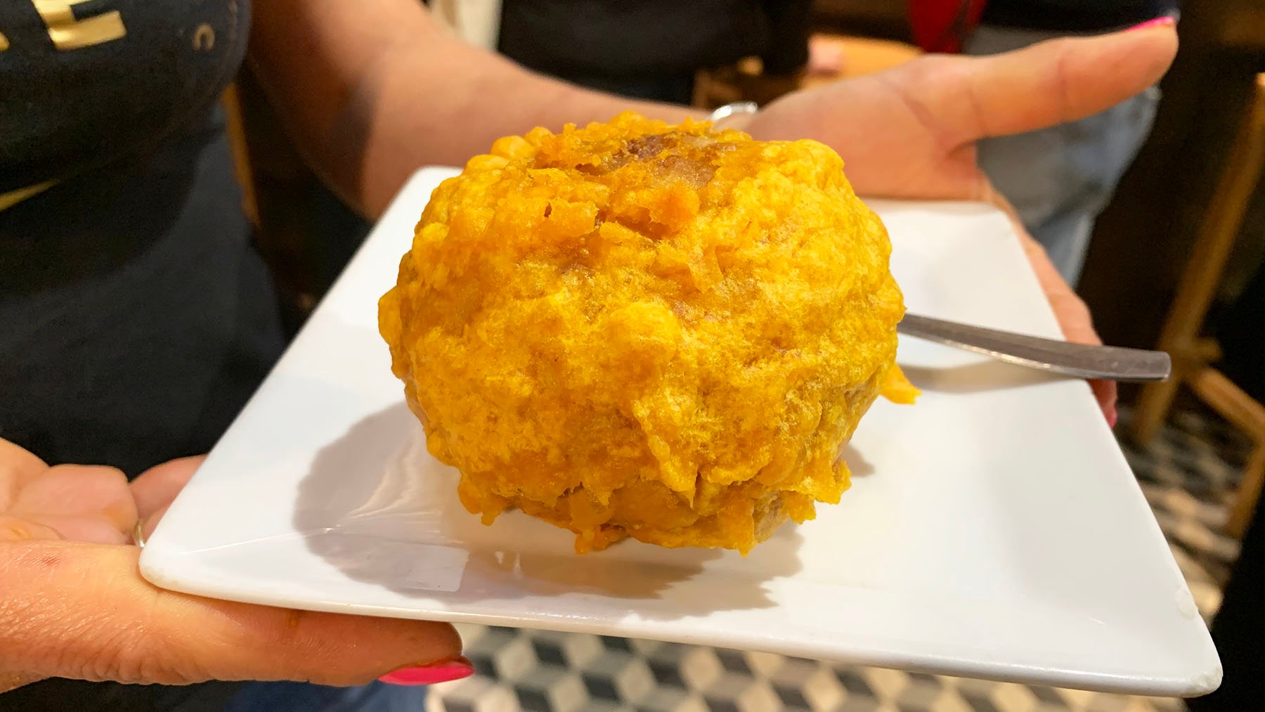 El pincho 'Maribel', especialidad del bar Pa Comé en Pamplona. Navarra.com