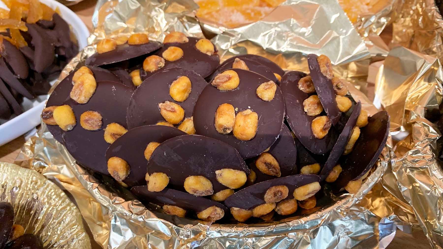 Chocolate en el obrador de Joanna Artieda en Pamplona. Navarra.com