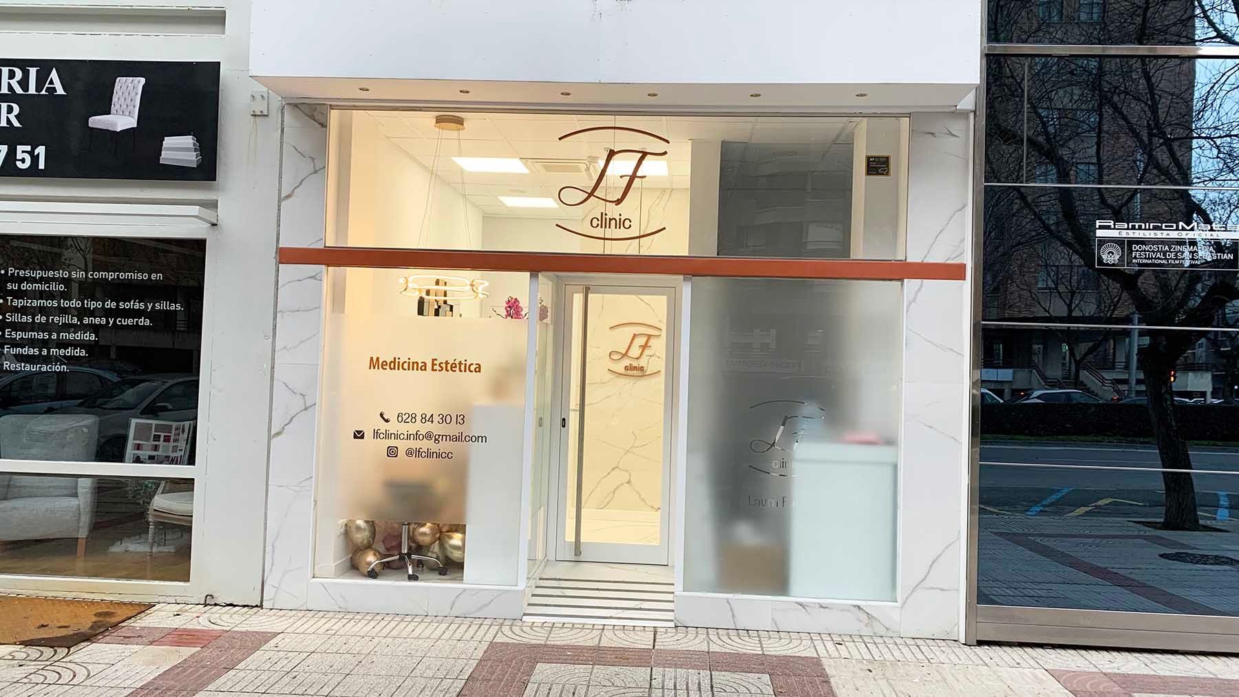 Fachada de la clínica de enfermería y medicina estética LF Clinic en Pamplona. Navarra.com