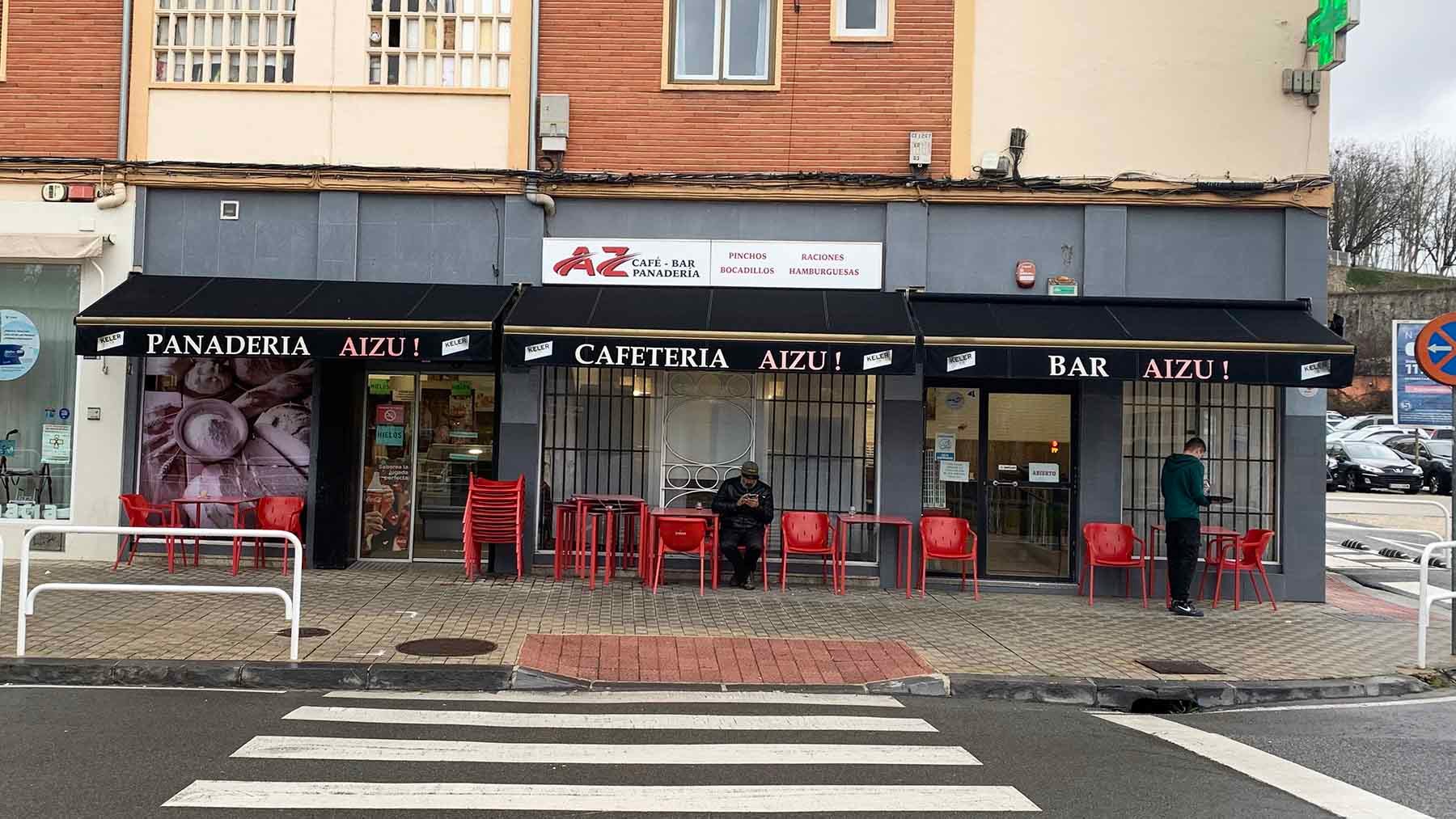 La panadería bar Aizu en el barrio pamplonés de Echavacoiz. Navarra.com