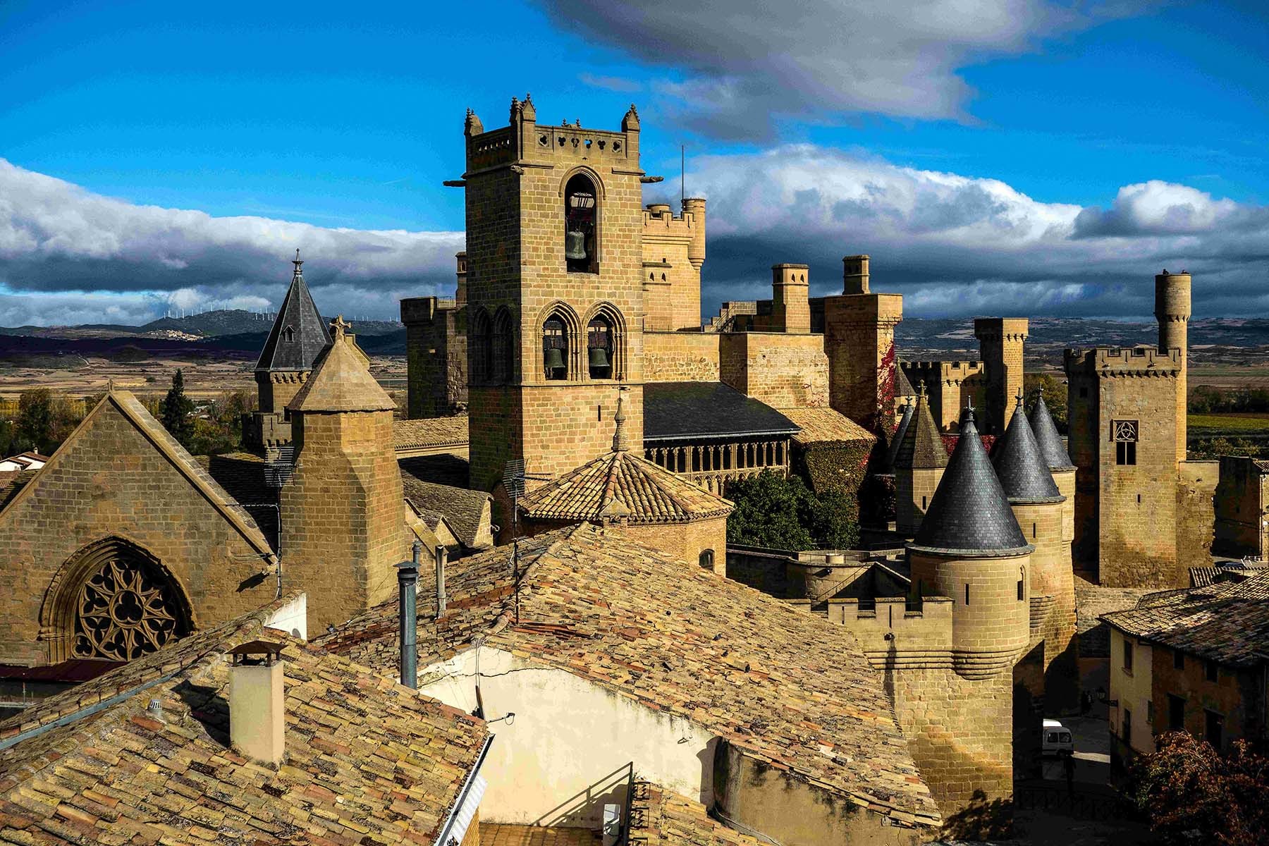 Foto 06. Castillo de Olite. Foto exhibida en la bodega (Foto Javier Ochoa Martínez, cortesía del autor)