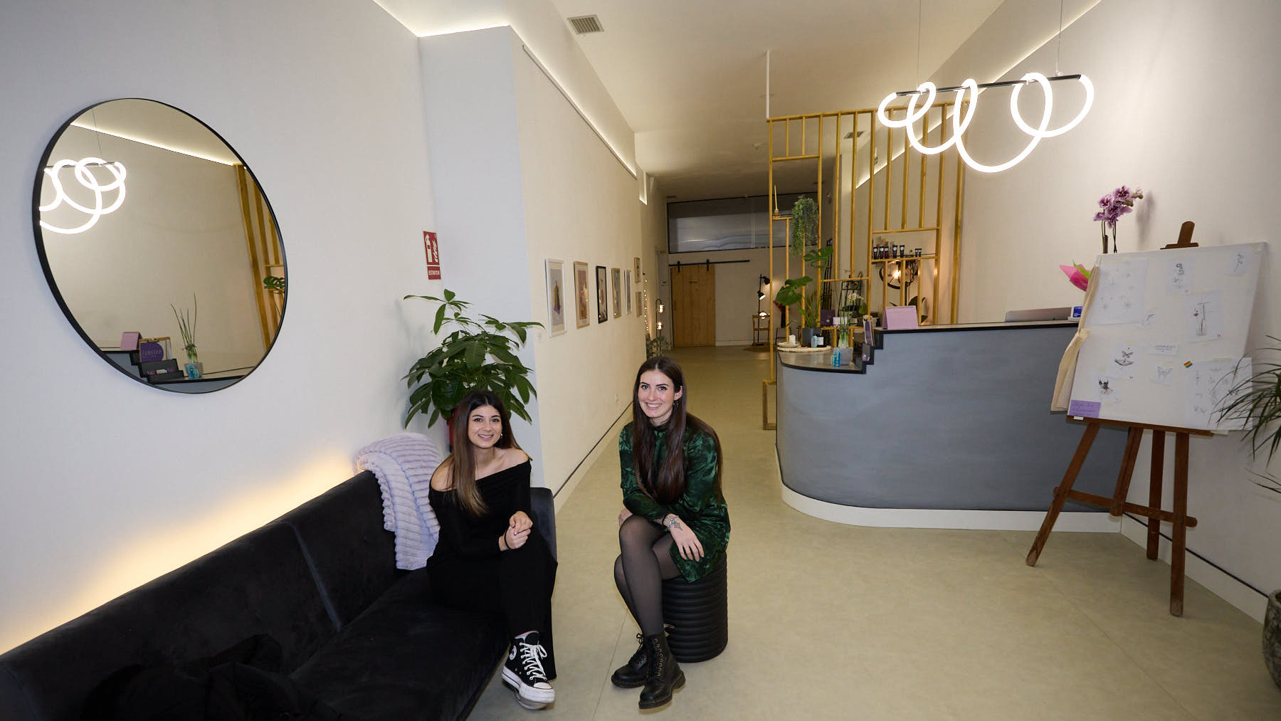 Antheia Studio en la calle González Tablas 1 de Pamplona. IÑIGO ALZUGARAY