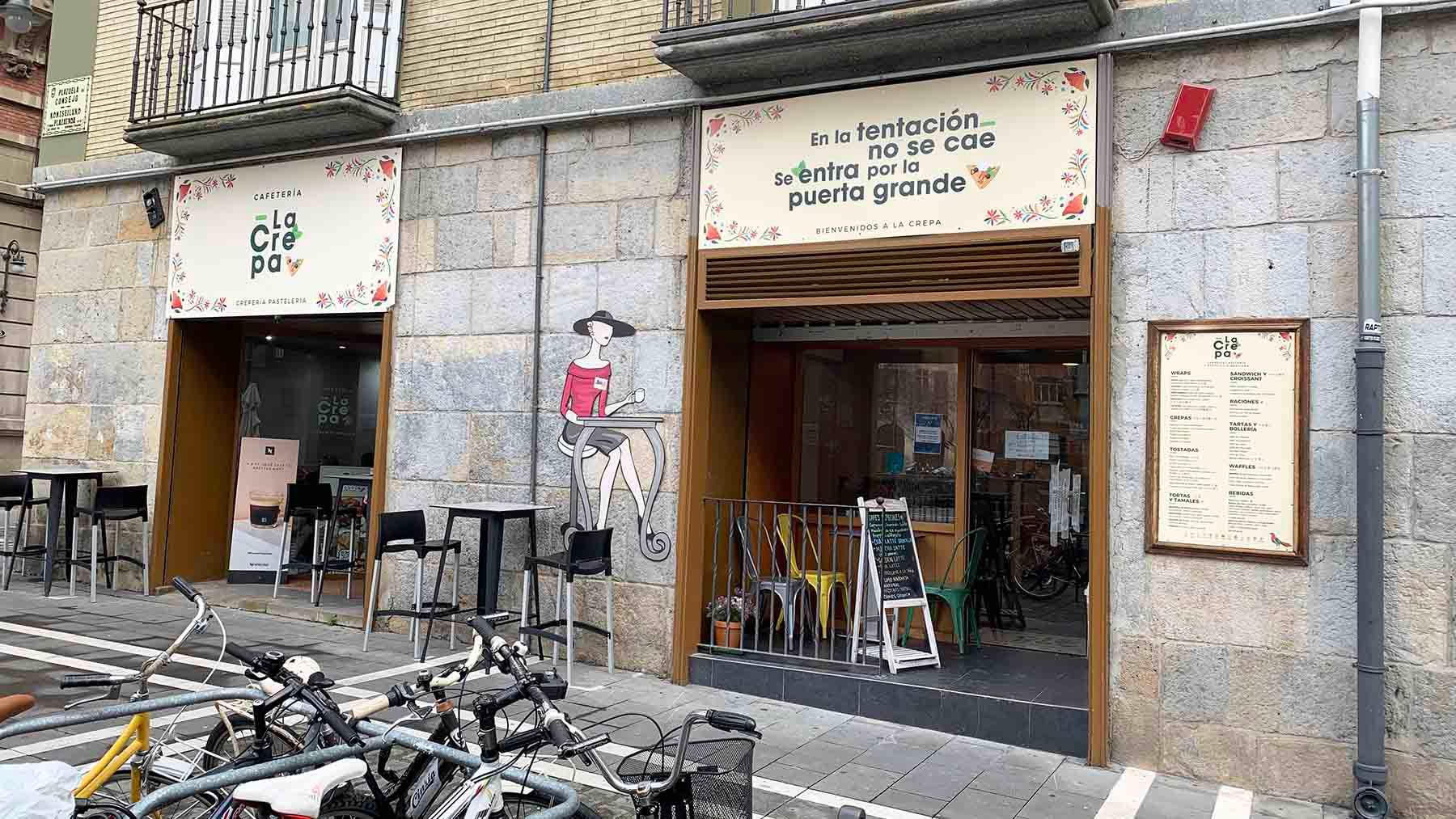 La pastelería mexicana La Crepa está en la Plaza del Consejo 2 en Pamplona. Navarra.com