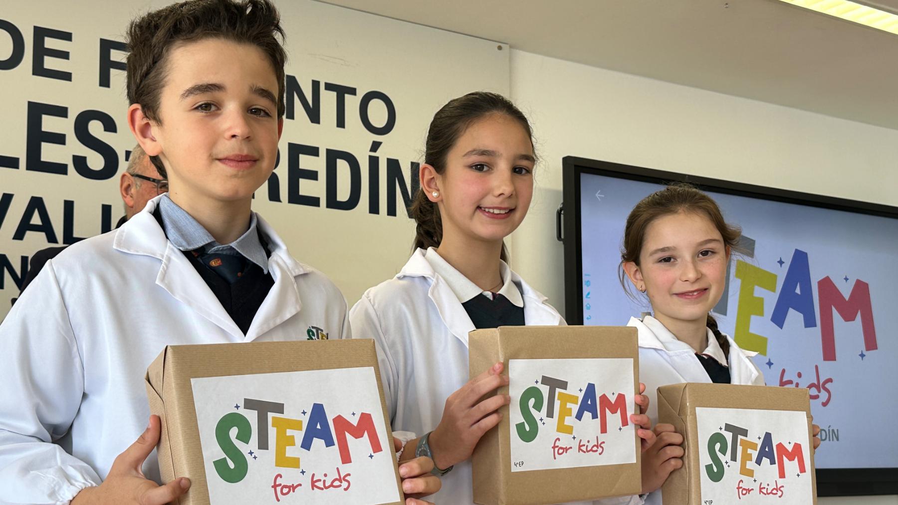 Miravalles-El Redín entrega los premios ‘STEAM for Kids 2024’.