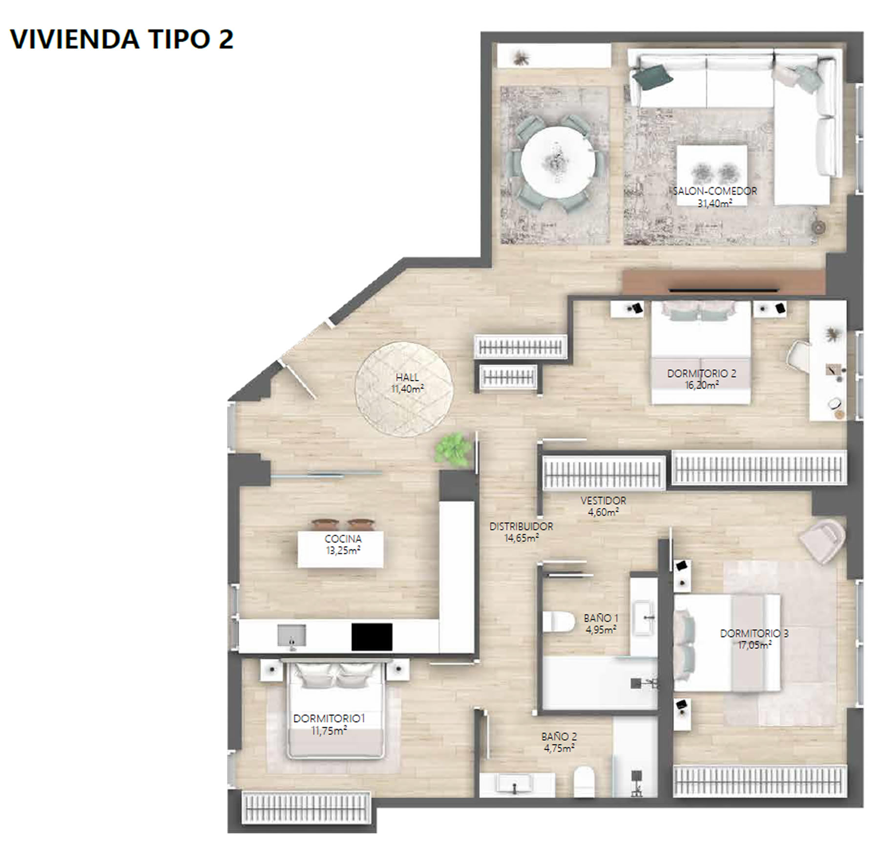 Propuesta de Posem Inmobiliaria para la realización de un piso diferenciado en esta vivienda.