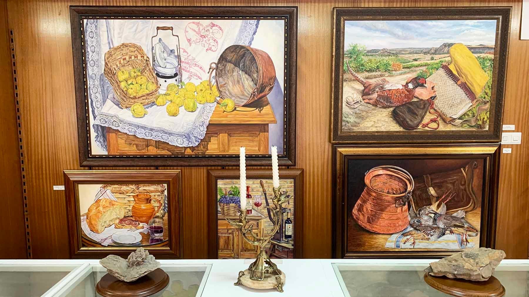 Bodegones pintados por Juan Bautista Ilundain en su estudio de Burlada. Navarra.com