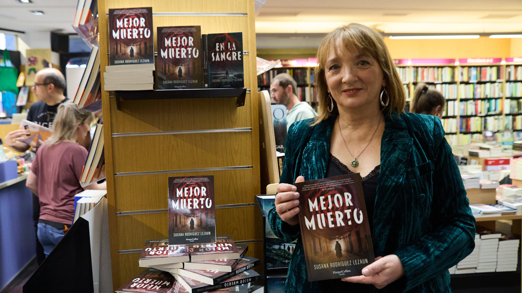 La pamplonesa Susana Rodríguez trae su nueva novela, una nueva aventura de la inspectora Pieldelobo