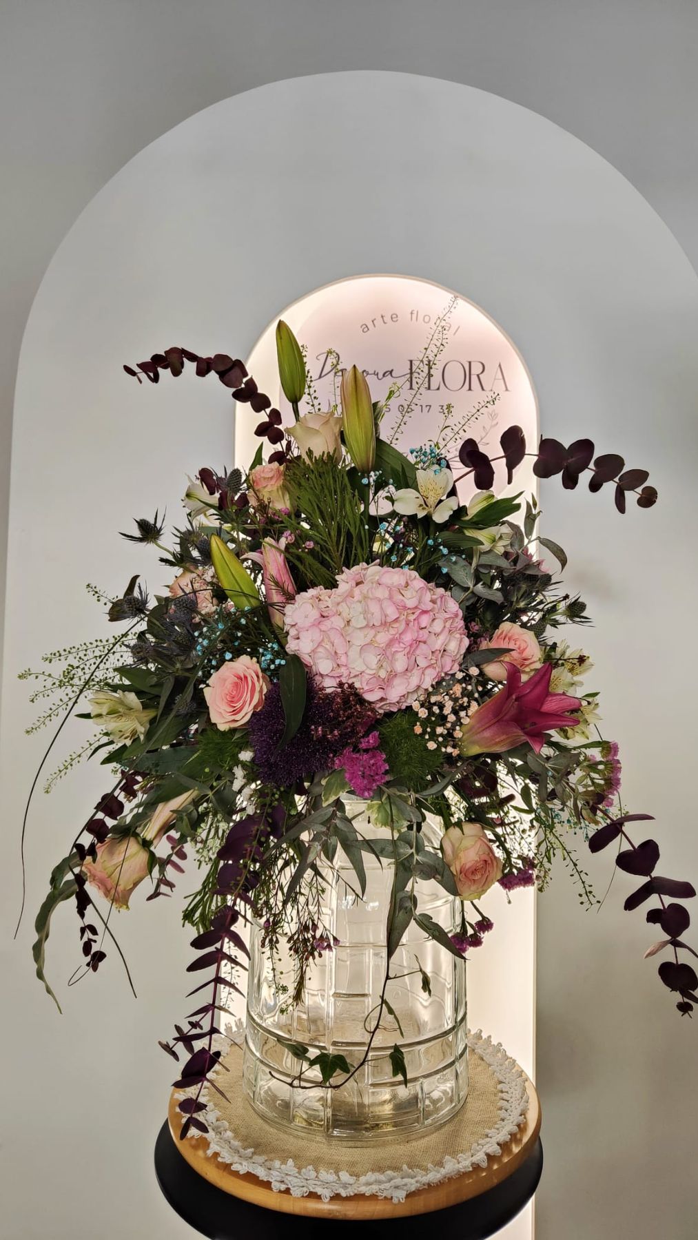 Imagen de uno de los ramos de flores de DecoraFlora en Tudela. CEDIDA