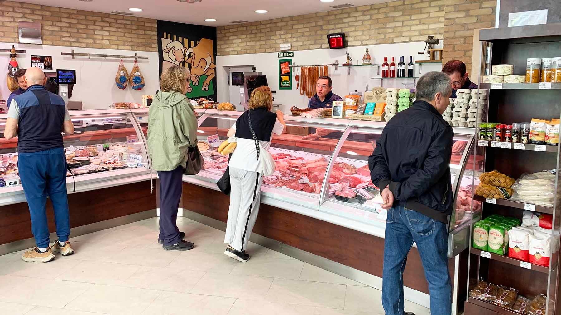 Interior de la carnicería Mutilva en la calle La Cruz 5 de Mutilva. Navarra.com