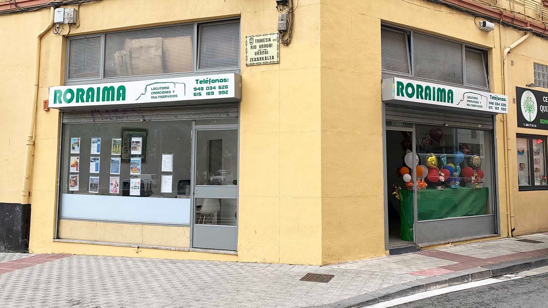 La tienda multiservicios Roraima en el barrio de la Milagrosa en Pamplona. Navarra.com