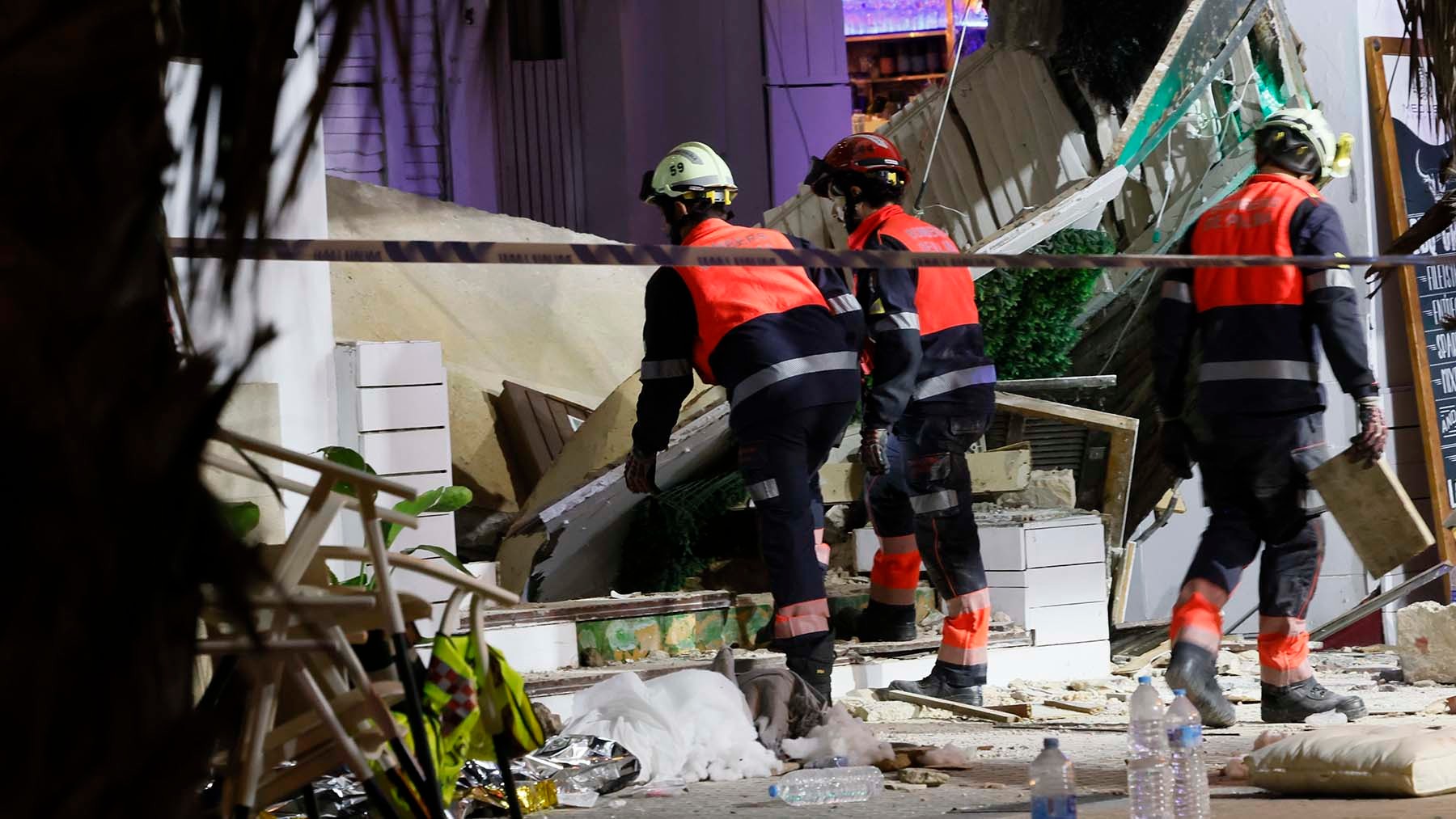 El restaurante de Palma que se hundió y murió una navarra de 23 años no tenía licencia de terraza
