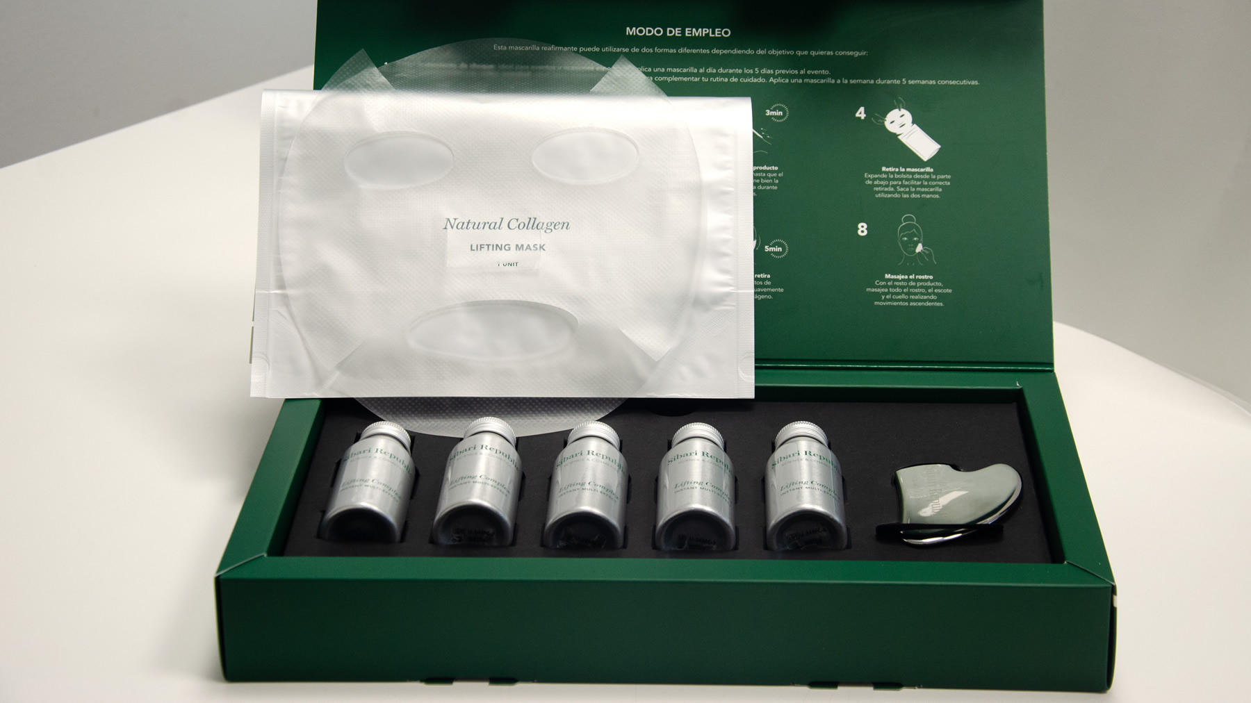 Sibrari Republic lanza una mascarilla reafirmante con efectos visibles en 5 minutos. CEDIDA