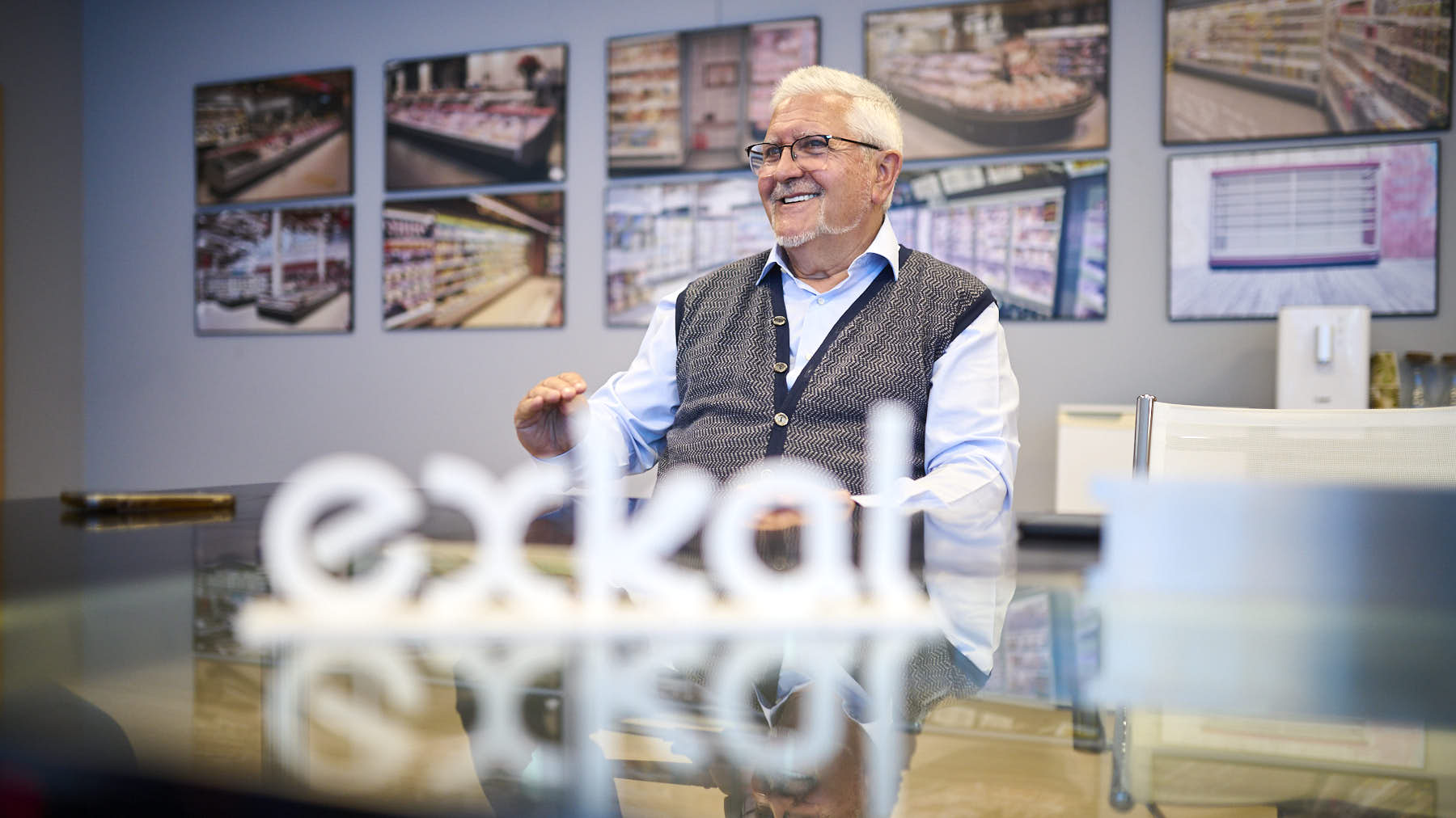 Alfonso Antoñanzas, director de ExKal, dedicada a la fabricación de cámaras frigoríficas en Marcilla. PABLO LASAOSA