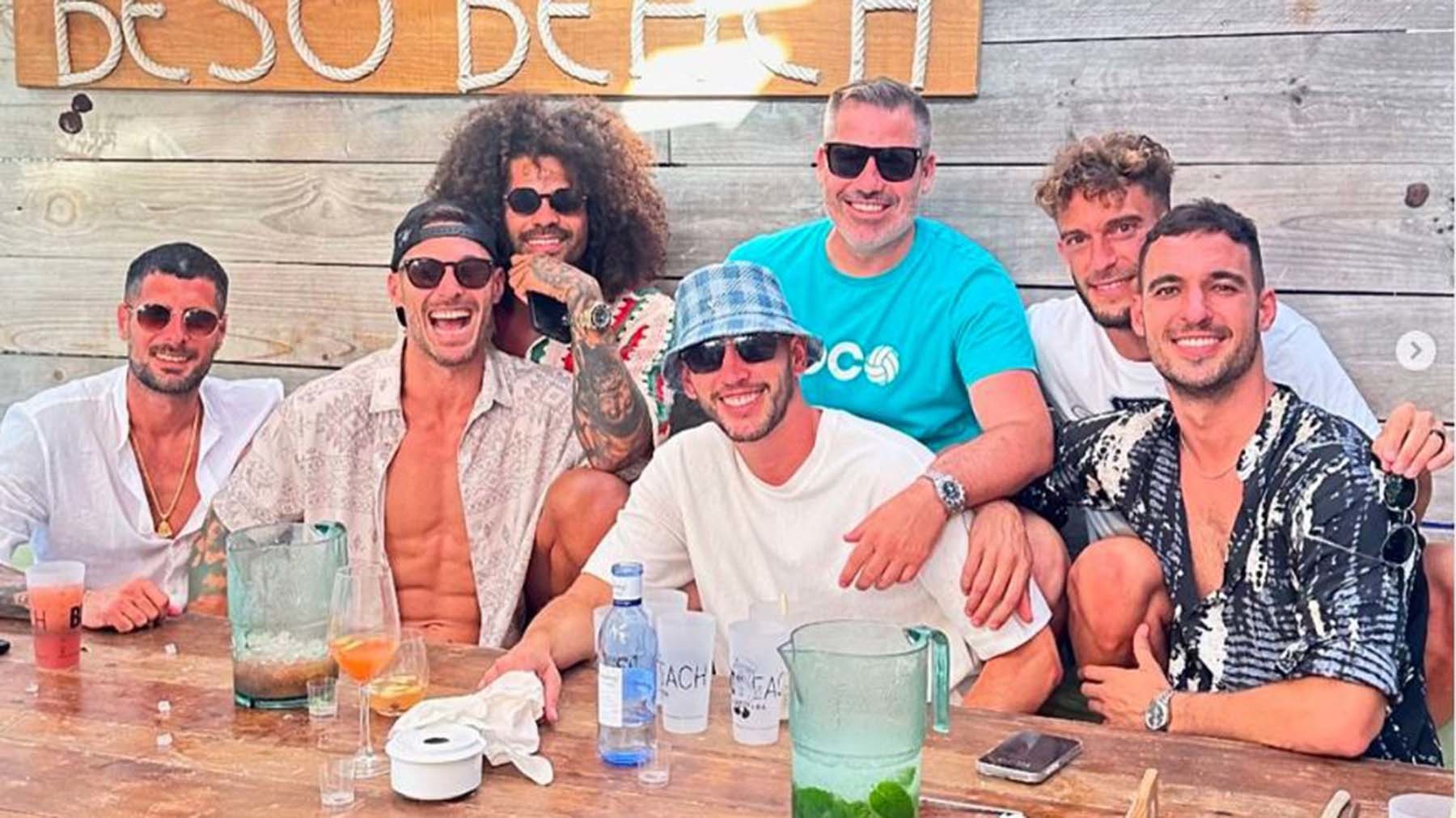 Los jugadores de Osasuna disfrutan de sus vacaciones a la espera del regreso a los entrenamientos. Instagram.