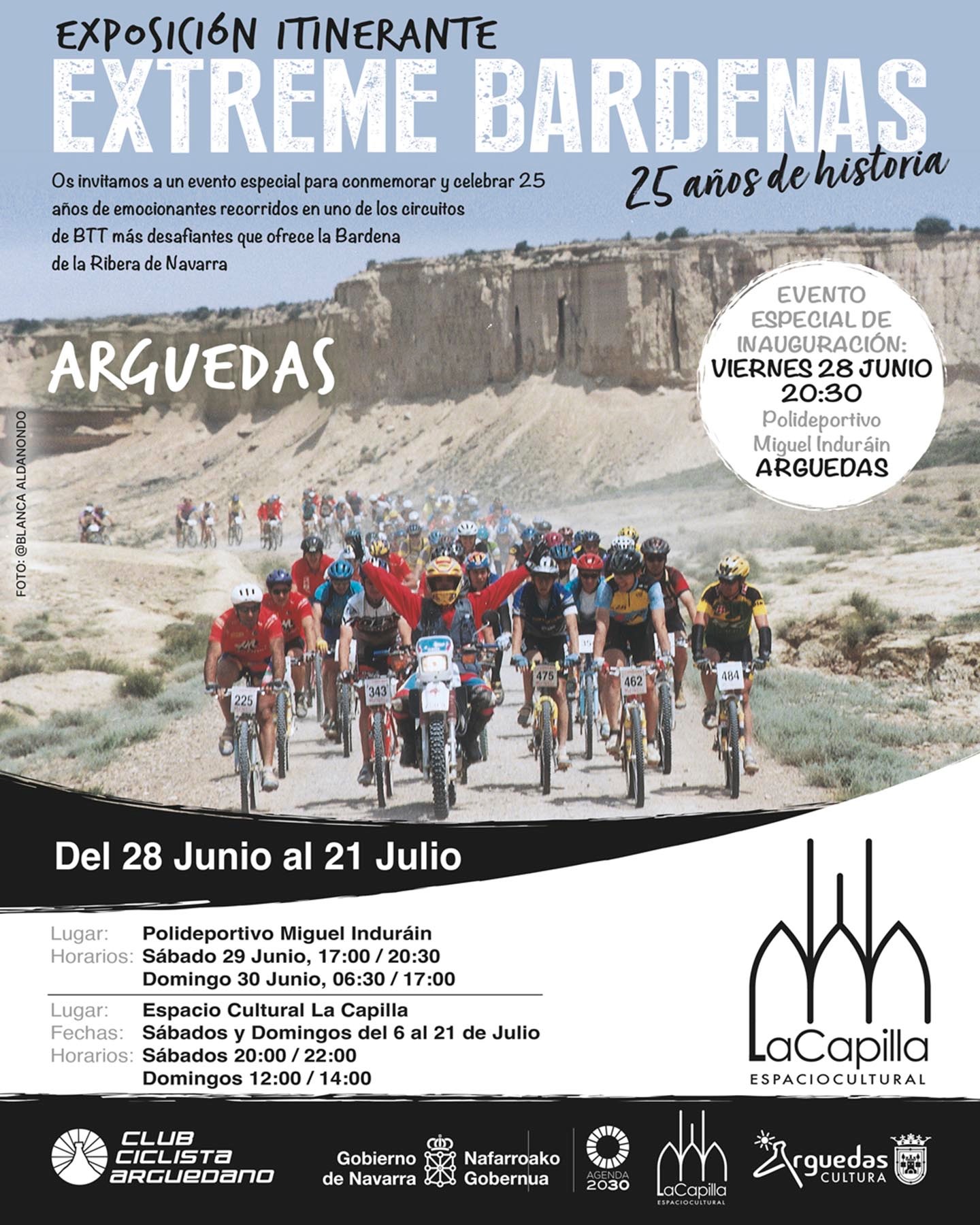 Cartel de la edición de 2024 de la Extreme Bardenas. CEDIDA