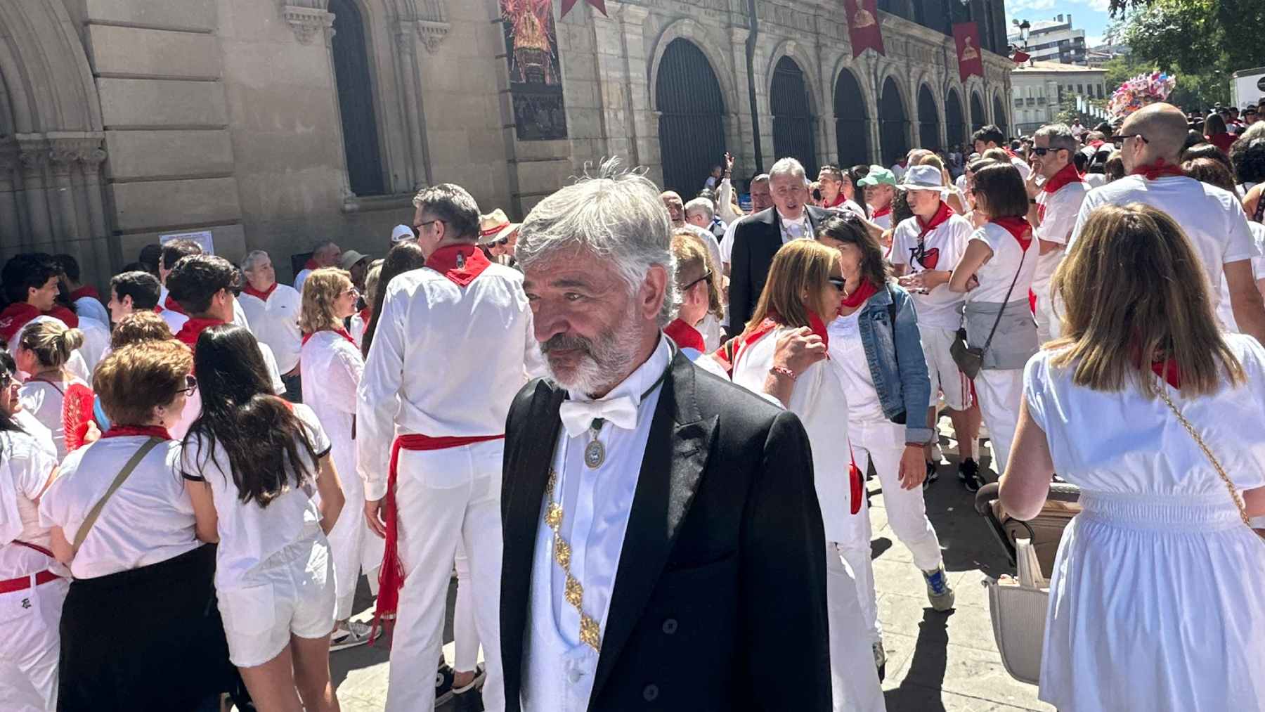 El concejal de Geroa Bai, Koldo Martínez, tampoco ha acudido a la misa de San Fermín. NAVARRA.COM