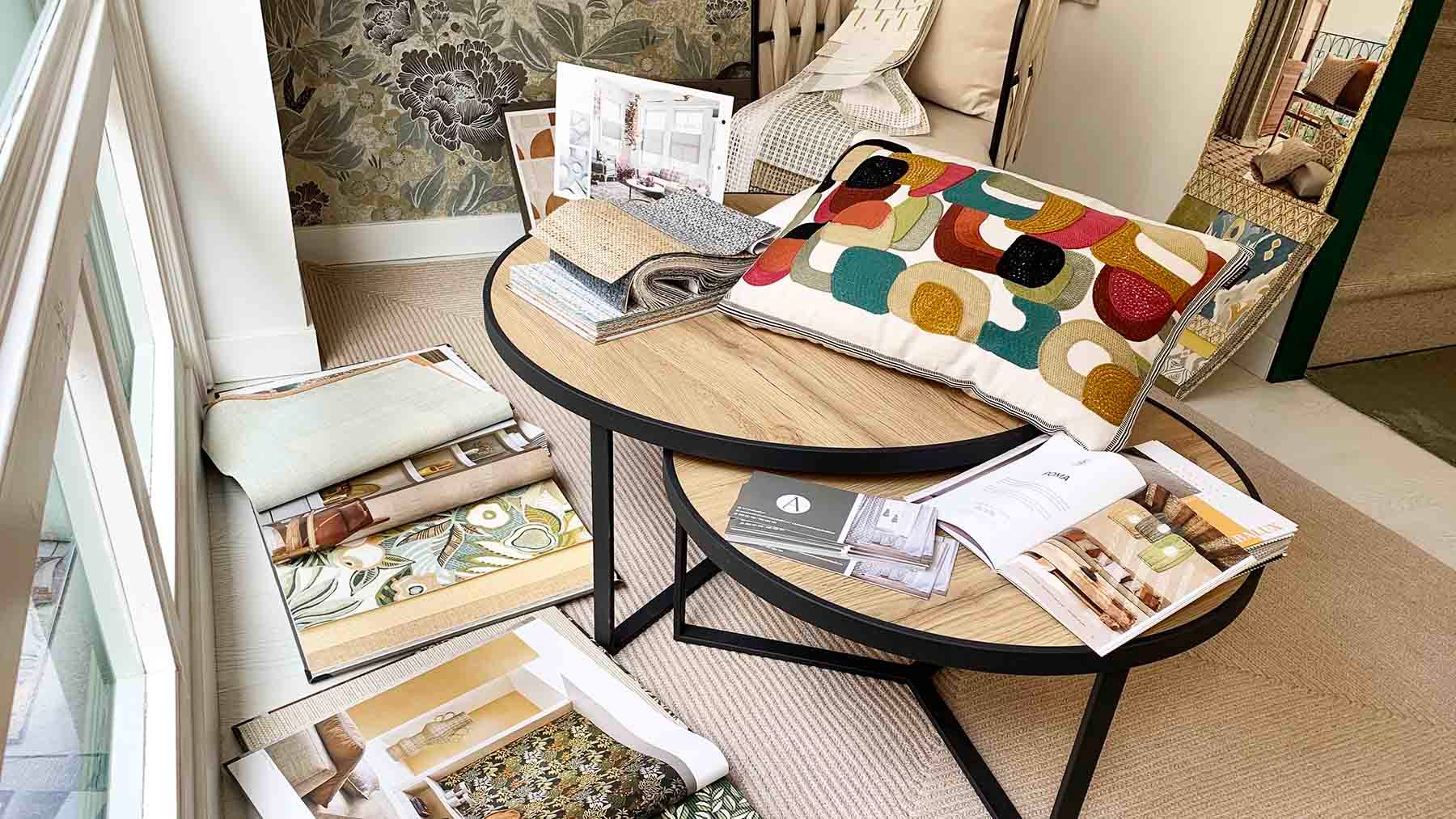 Escaparate de la tienda de interiorismo Abadd en la calle Bergamín de Pamplona. Navarra.com