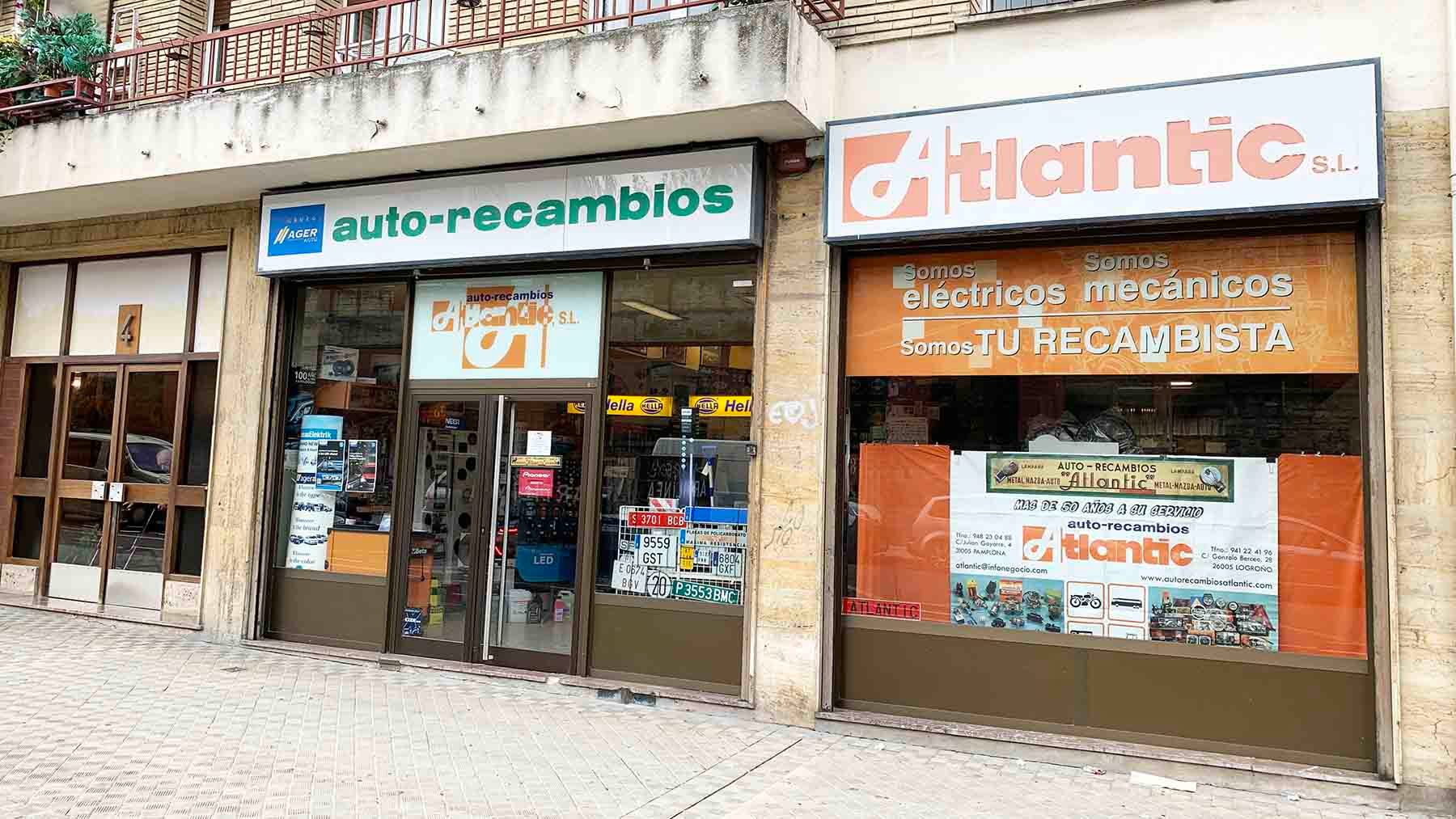 la tienda auto recambios Atlantic está en la calle Gayarre 4 de Pamplona. Navarra.com