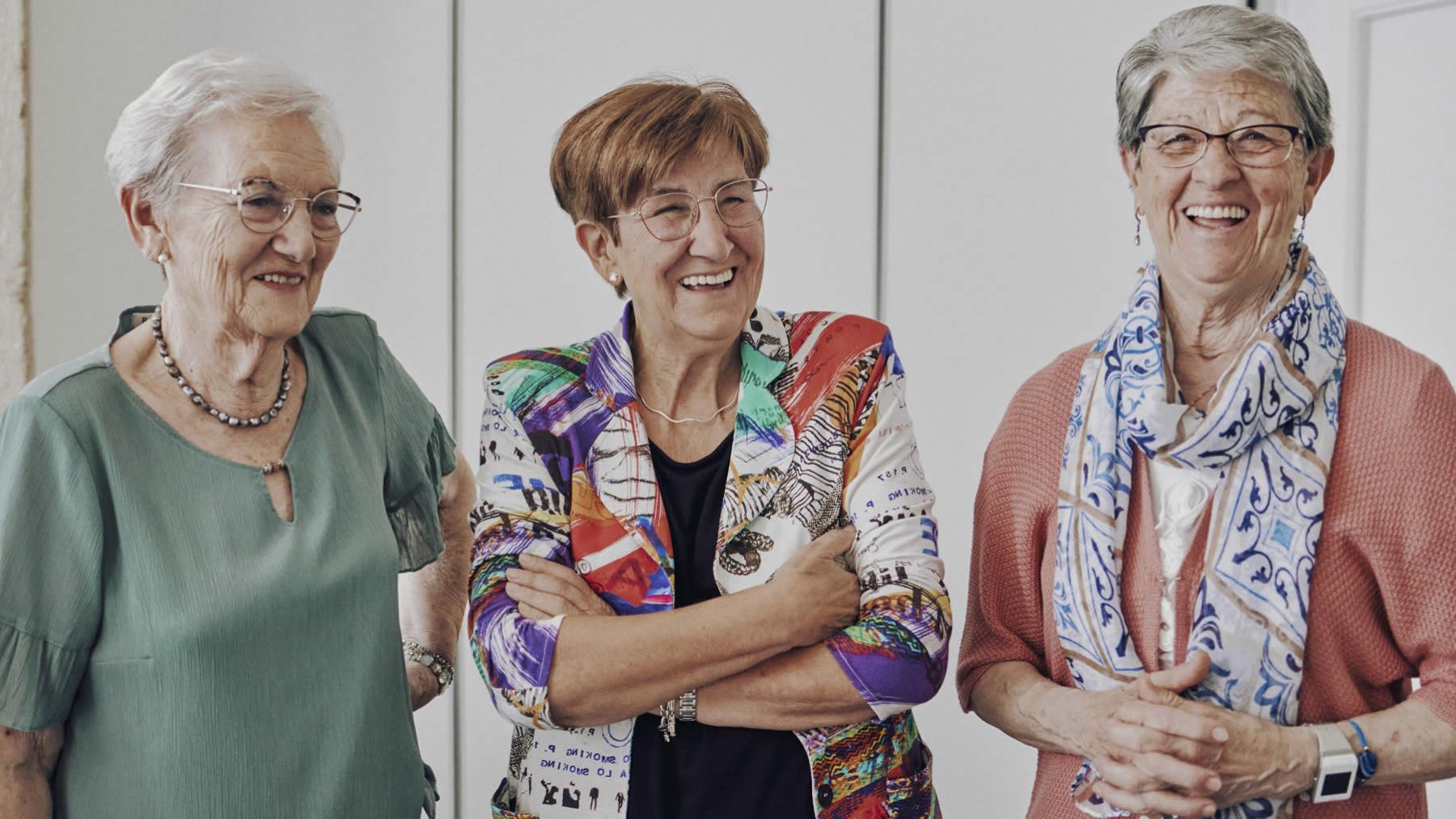 El programa Siempre Acompañados de la Fundación la Caixa, iniciado en 2020, ha permitido atender a más de 100 personas de Pamplona. Xavi Menós y Aarón León. Fundación la Caixa