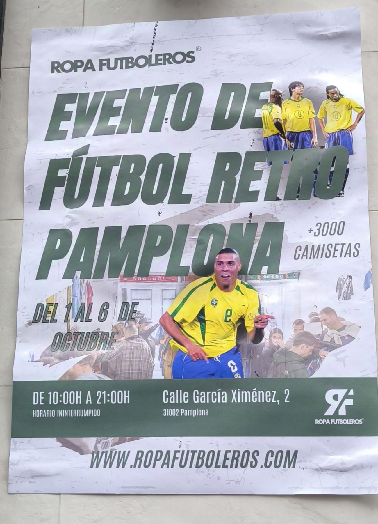 Ropa Futboleros aterriza en Pamplona. Navarra.com