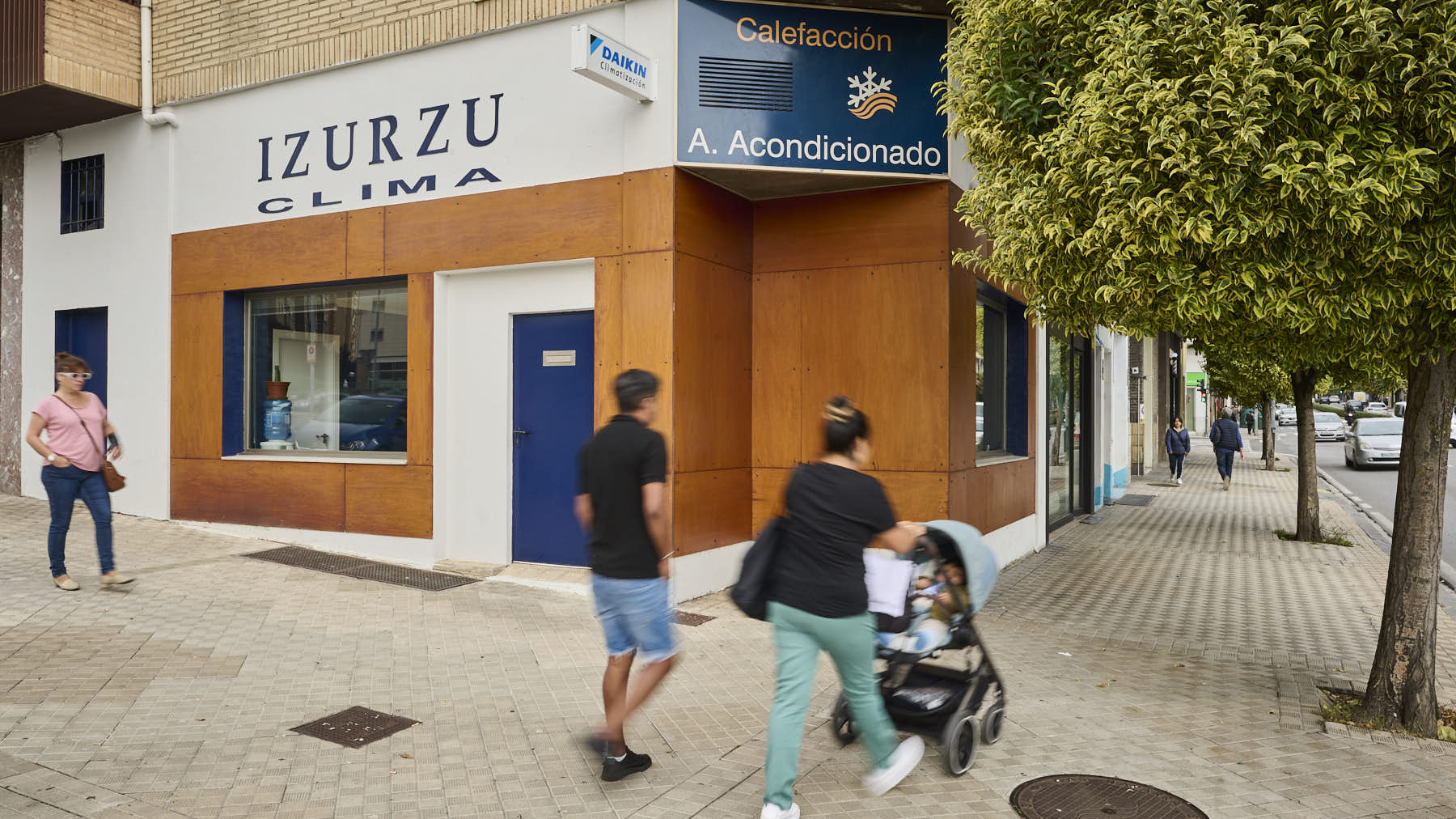 Izurzu Clima en la Avenida de Zaragoza 70 de Pamplona. PABLO LASAOSA