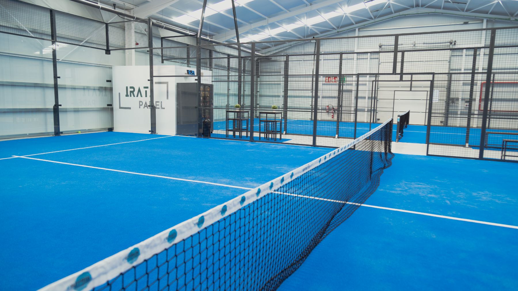 Imanol Otano ha abierto las pistas Irati Pádel en Aoiz. CEDIDA