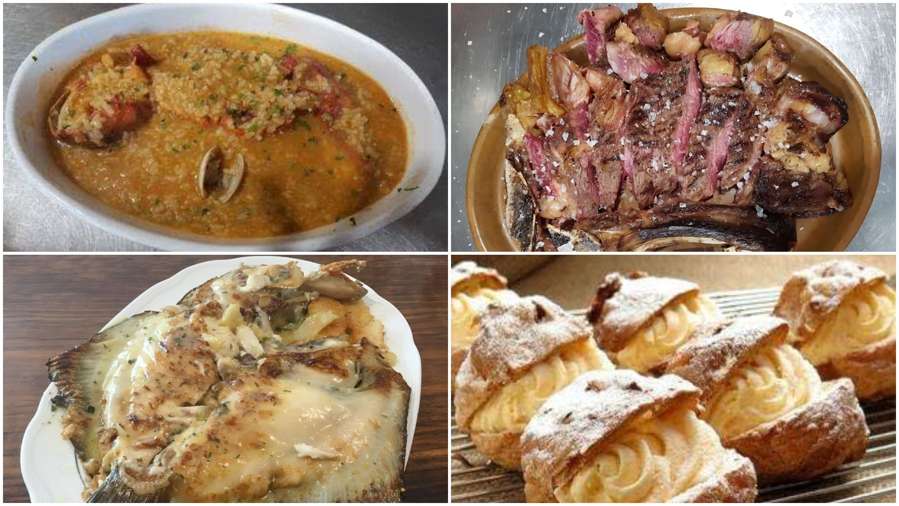 Algunos de los platos que se sirven en el restaurante Casa Arteta de Marcaláin. CASA ARTETA