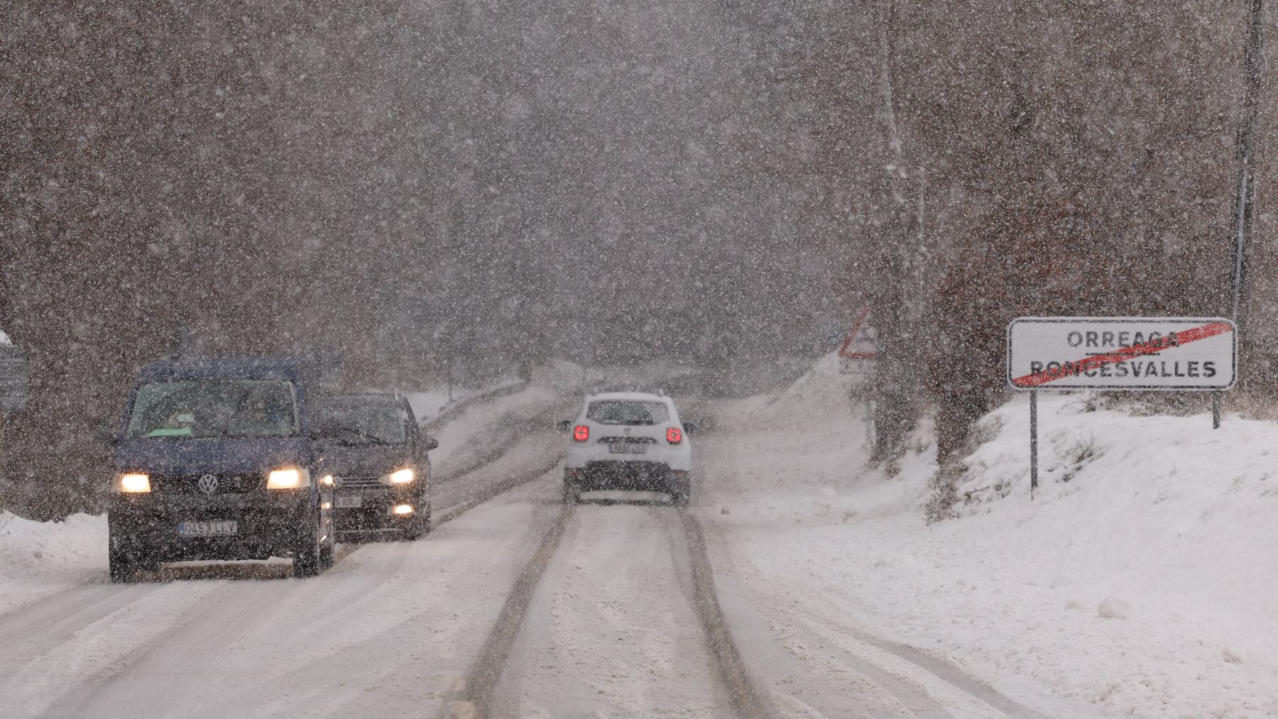 La borrasca Ingrid se deja caer en Navarra: la cota de nieve se desplomará hasta los 400 metros este fin de semana
