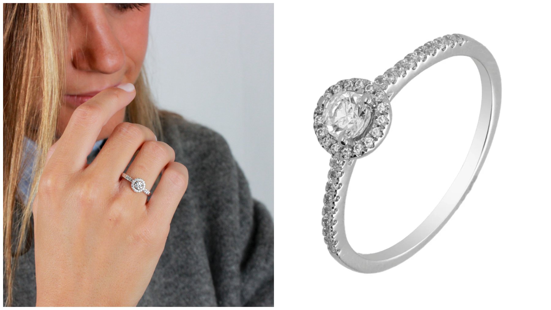 Un anillo de diamantes de Bijoya puede ser el regalo perfecto esta Navidad. CEDIDA