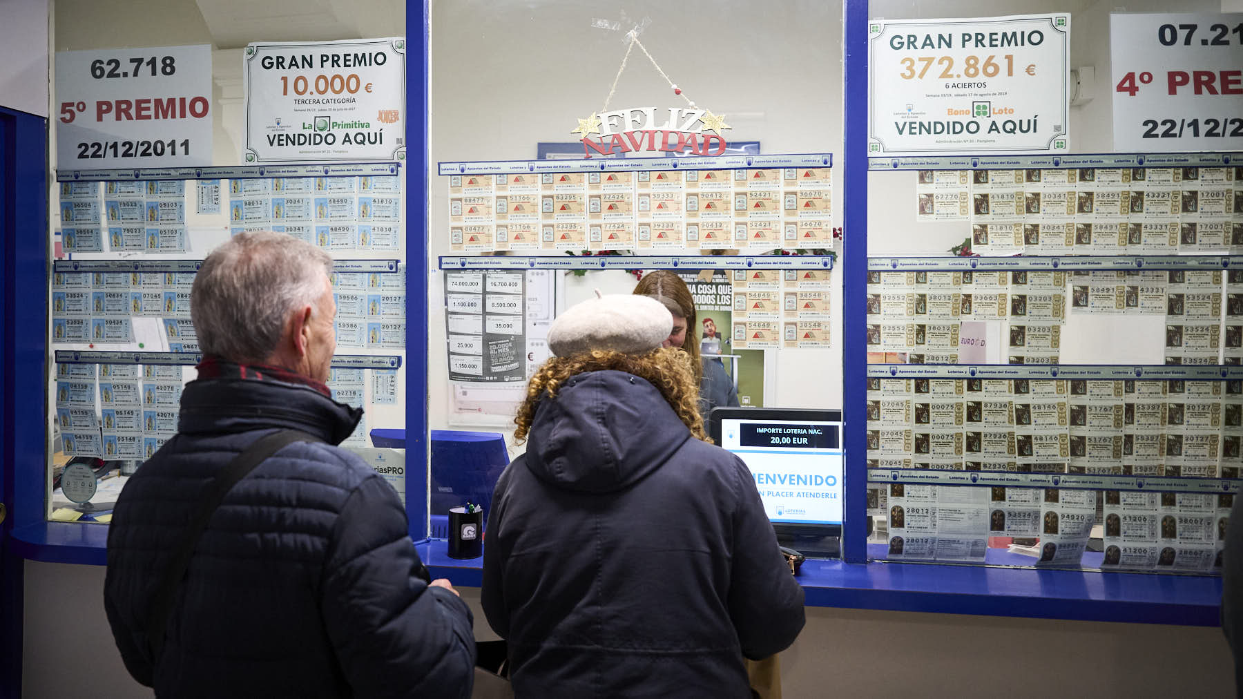Un boleto de La Primitiva vendido en Pamplona deja más de 13.000 euros y se queda a un paso del gran premio millonario