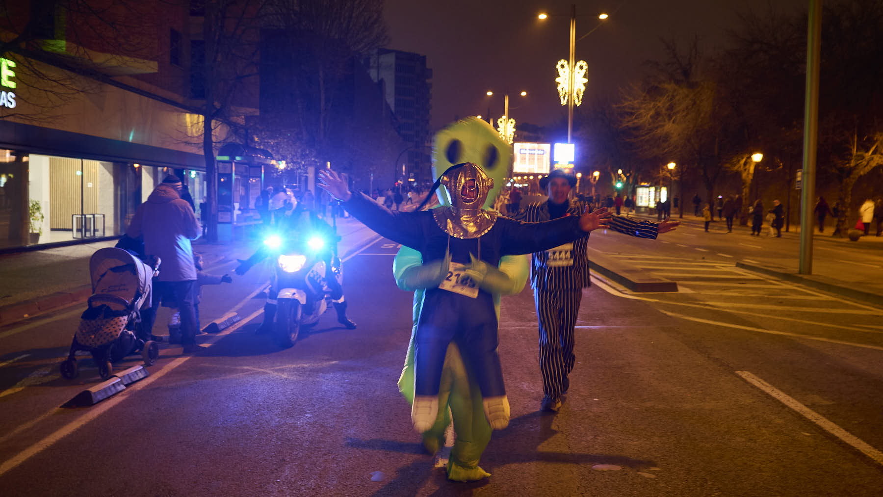 Cortes de tráfico y desvío de villavesas en todo el centro de Pamplona por la San Silvestre