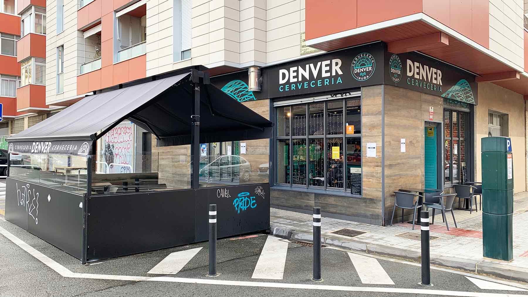 Fachada de la cervecería Denver en el barrio de la Rochapea en Pamplona. Navarra.com