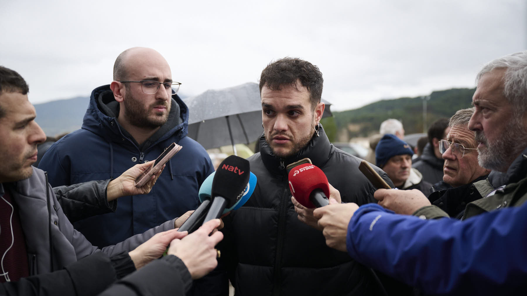 Juicio a cinco integrantes del grupo Raimundo el Canastero acusados de delitos de amenazas, injurias y contra la integridad moral de la alcaldesa de Estella Marta Ruiz de Alda (UPN). PABLO LASAOSA