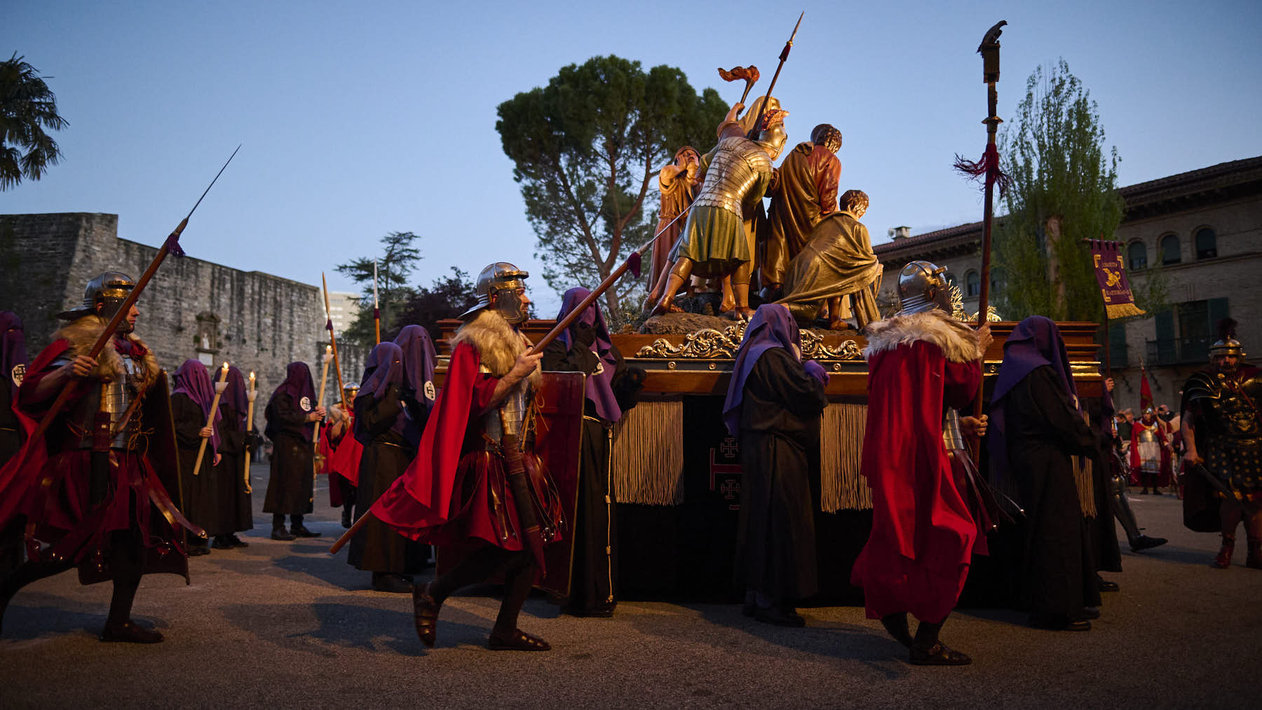 Pamplona vivirá en Jueves Santo una de sus procesiones más sobrias en pleno corazón del casco antiguo