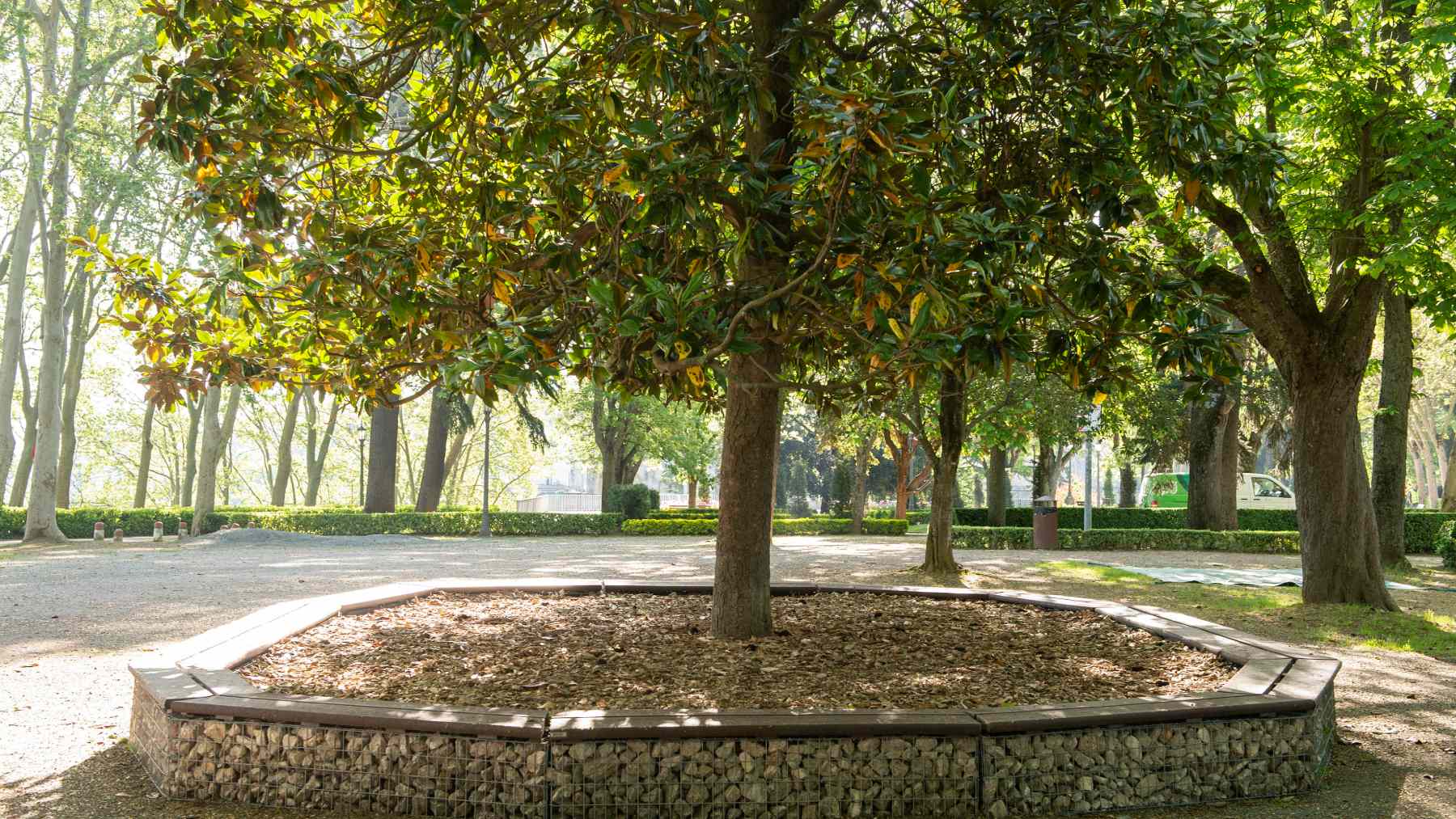 Nuevos jardines en el parque de la Taconera. AYUNTAMIENTO DE PAMPLONA