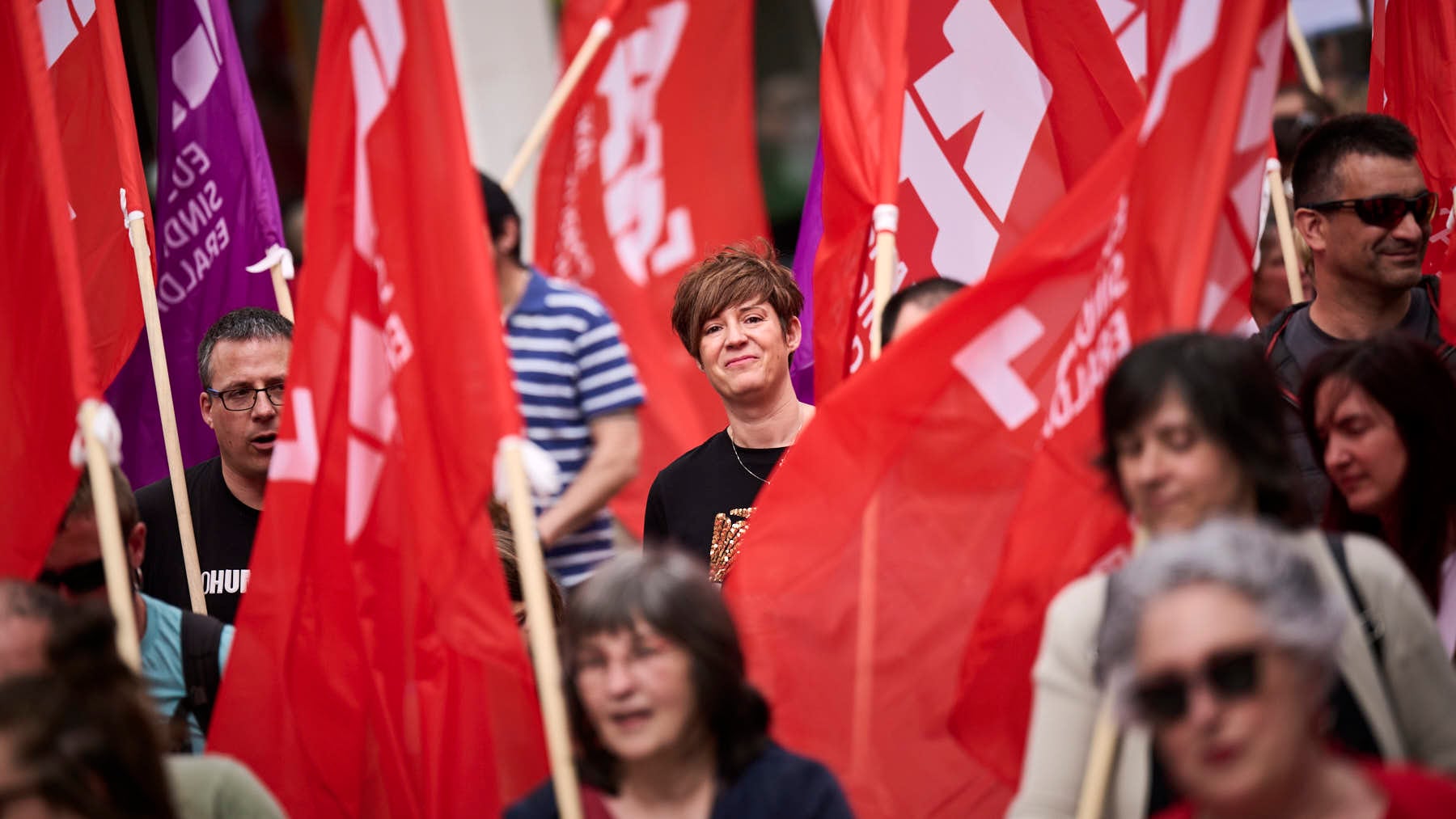 En directo | La huelga general convocada por los sindicatos nacionalistas arranca en Navarra con piquetes