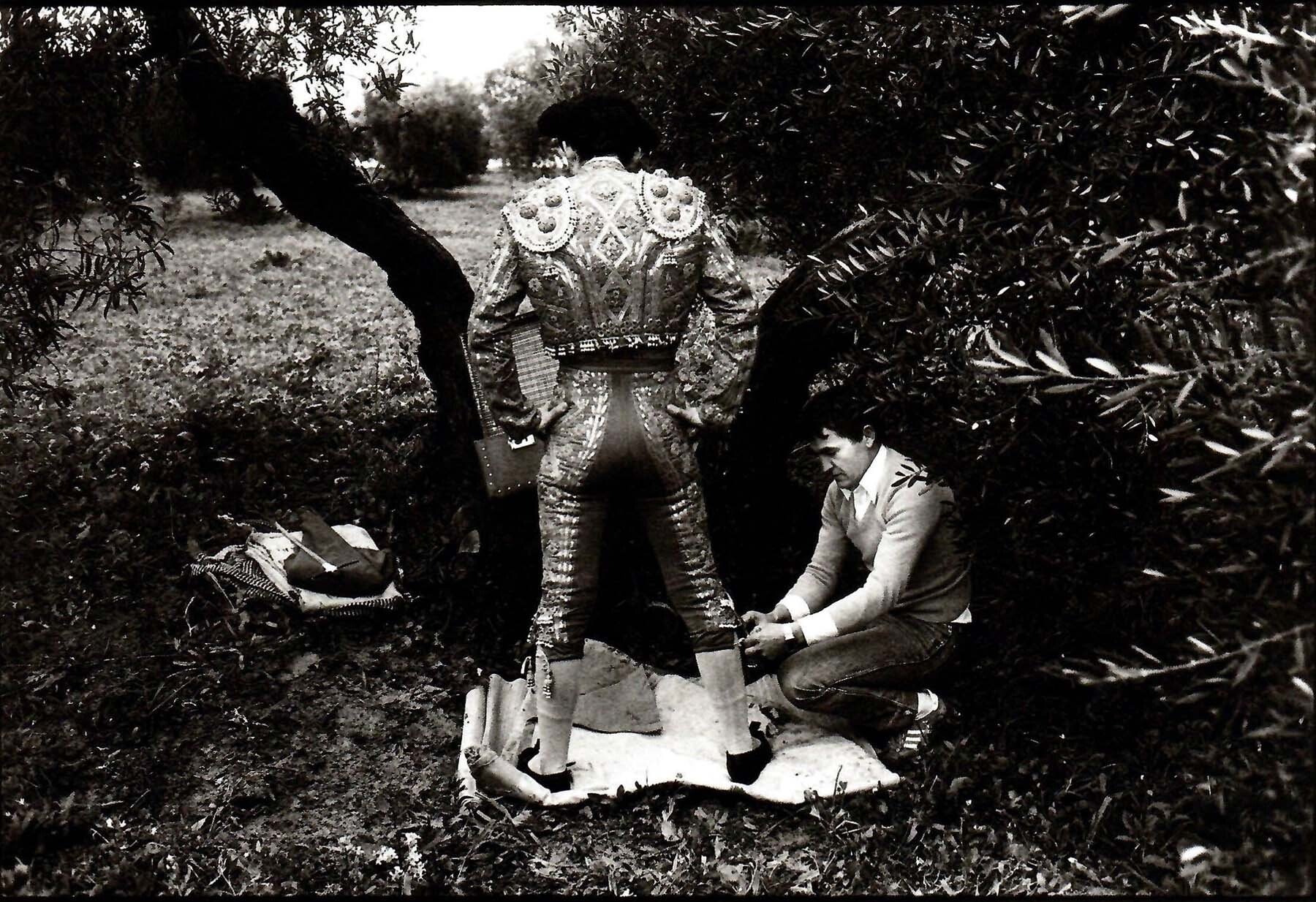 Foto 03. Del ensayo El nacimiento de una Nación. Sevilla. (Foto Koldo Chamorro, cortesía de la familia)